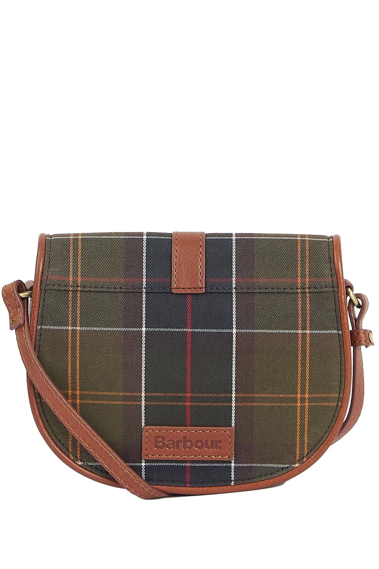 Katrine Tartan Leather Saddle Bag - Classic Tartan - Image 2