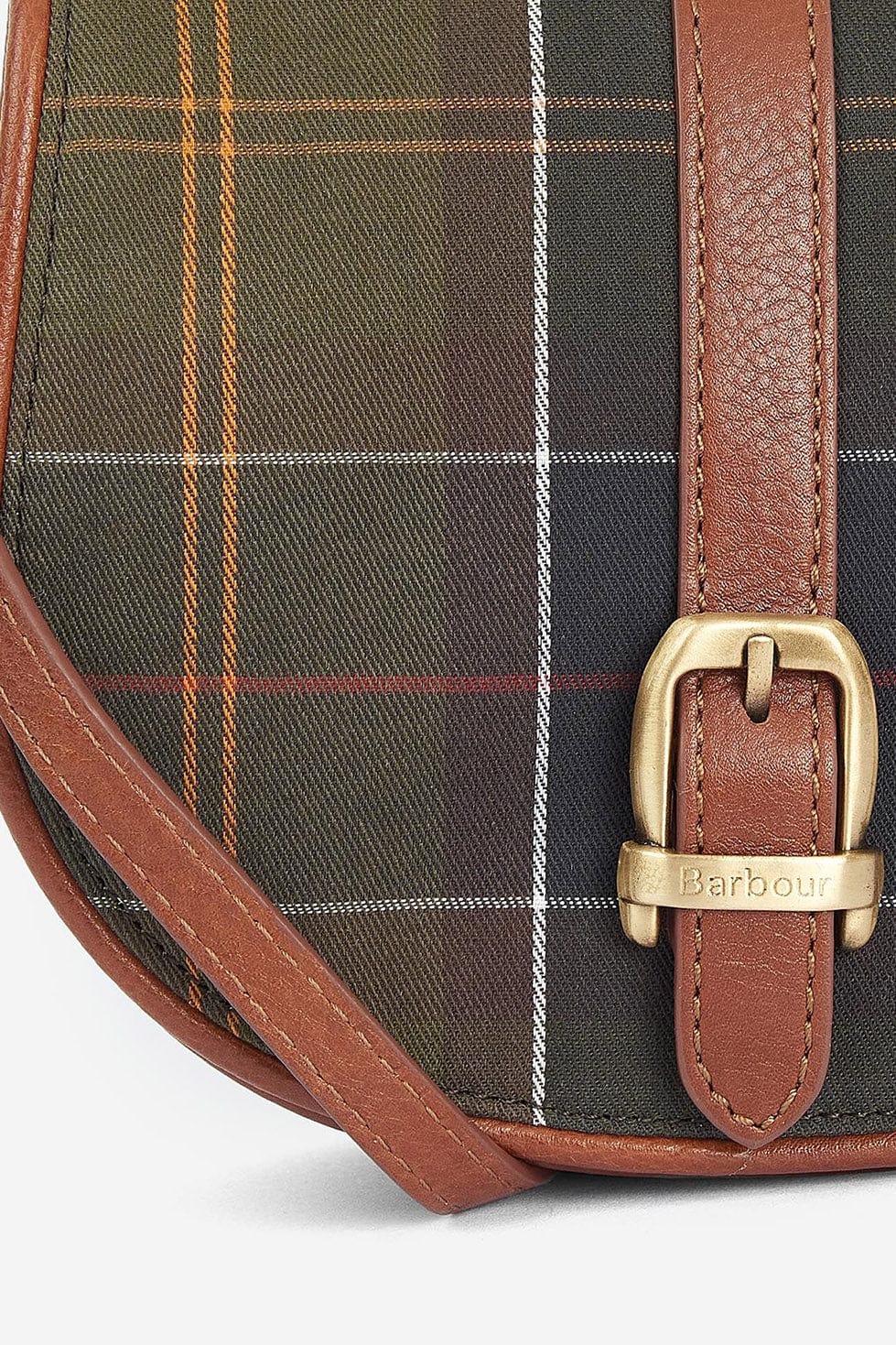 Katrine Tartan Leather Saddle Bag - Classic Tartan - Image 4