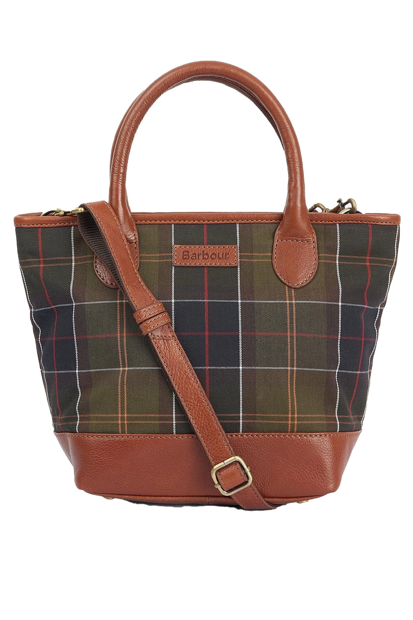 Katrine Tartan Leather Tote Bag - Classic Tartan