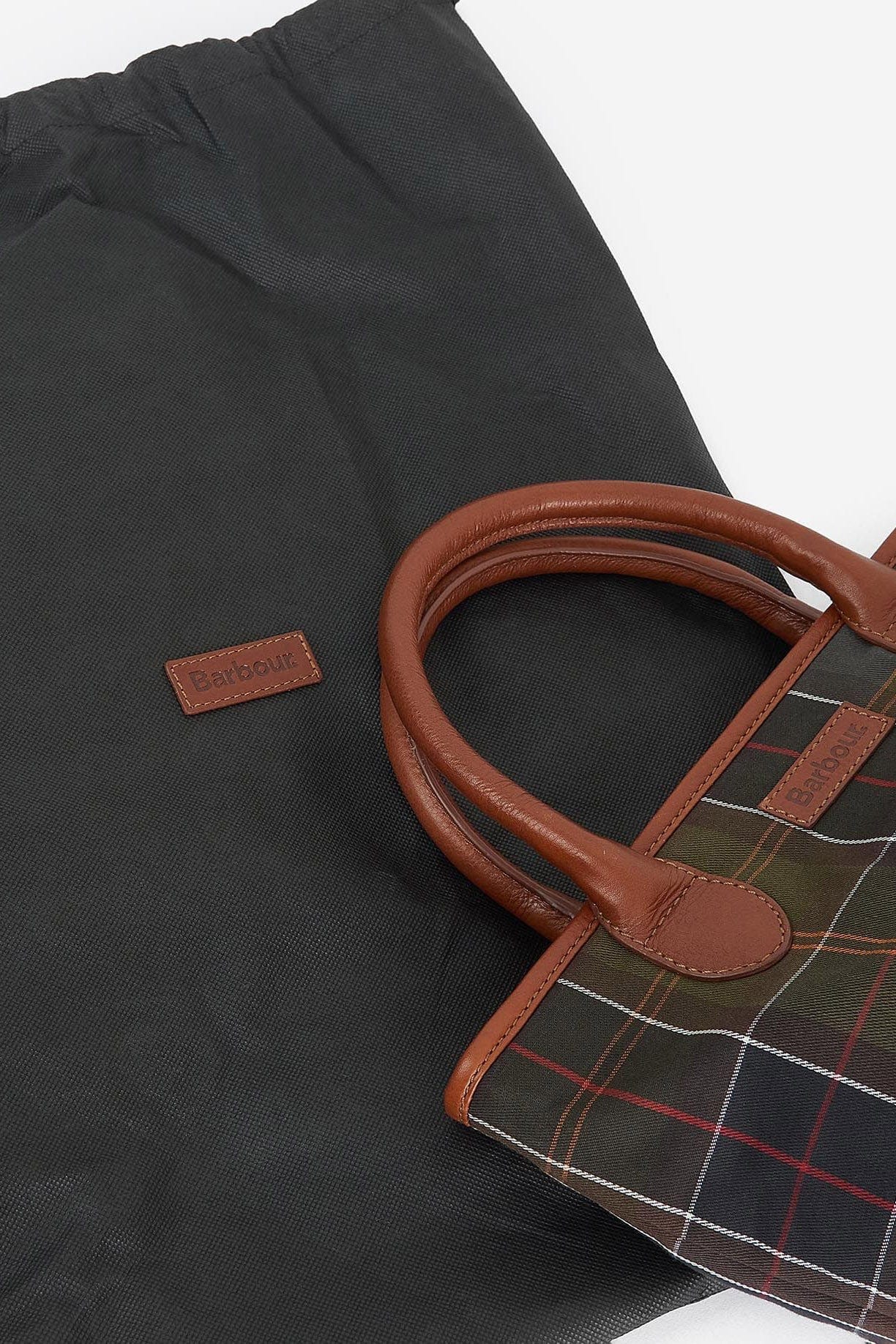 Katrine Tartan Leather Tote Bag - Classic Tartan - Image 9
