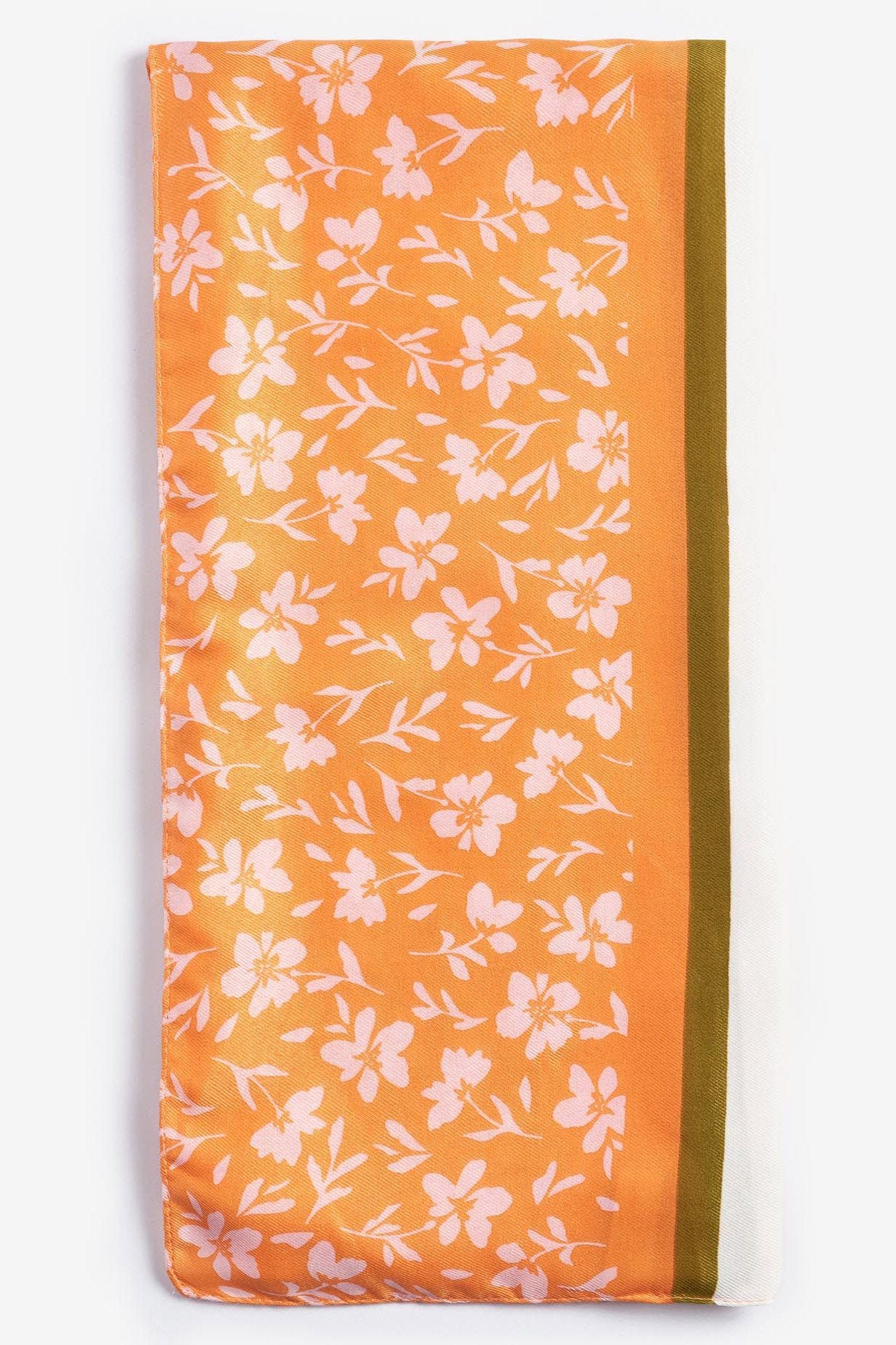 Kelley Floral Scarf - Apricot Crush - Image 5