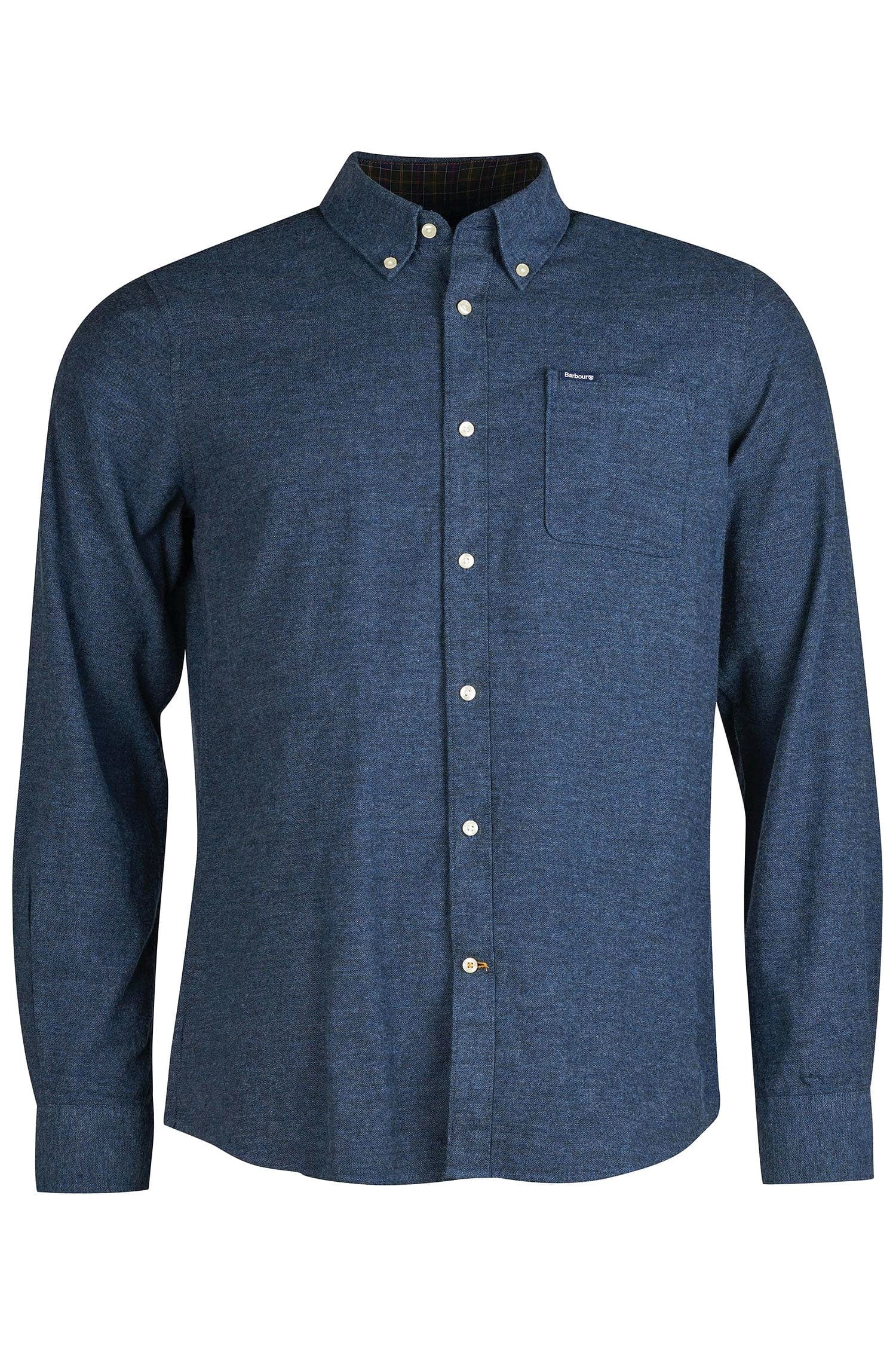 Kenwood Tailored Fit Shirt - Chambray Marl