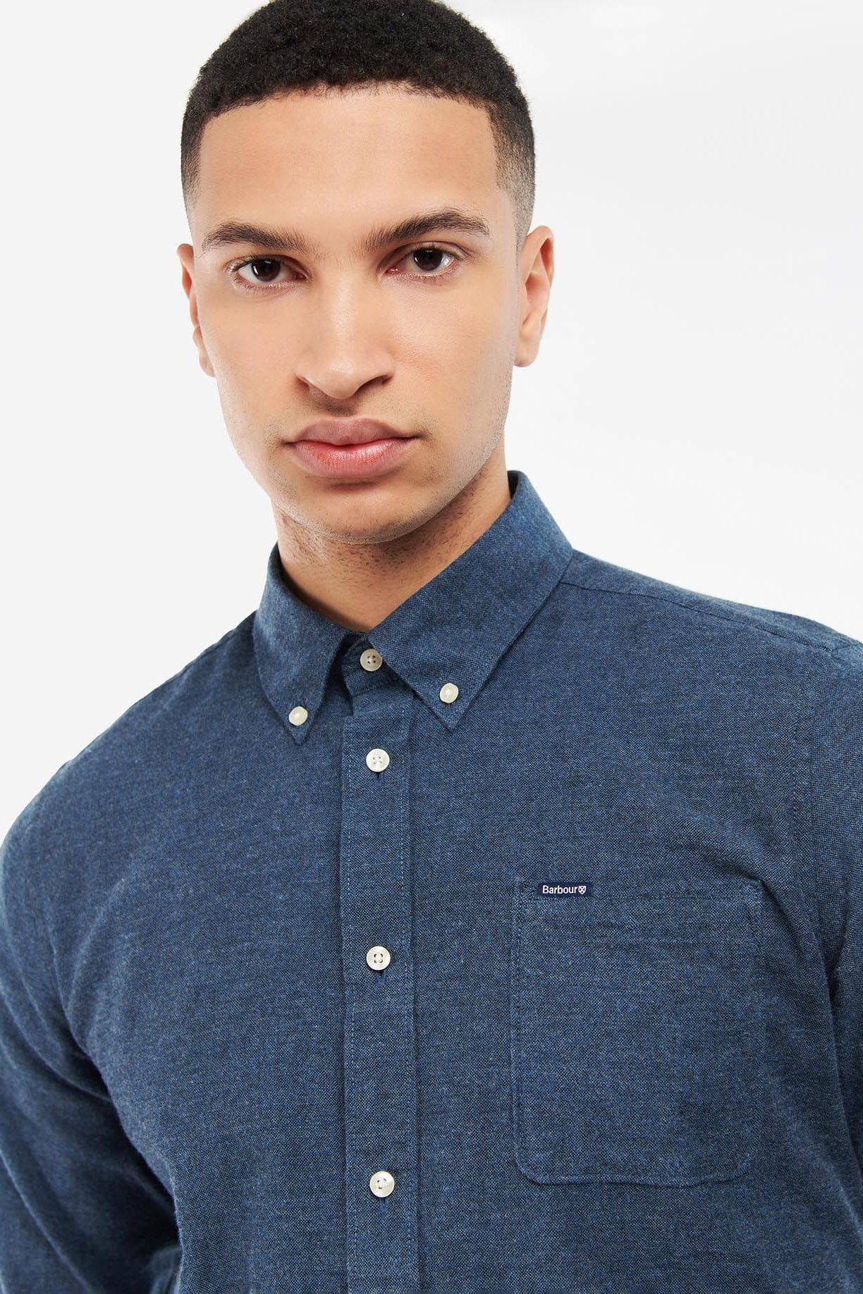 Kenwood Tailored Fit Shirt - Chambray Marl - Image 4