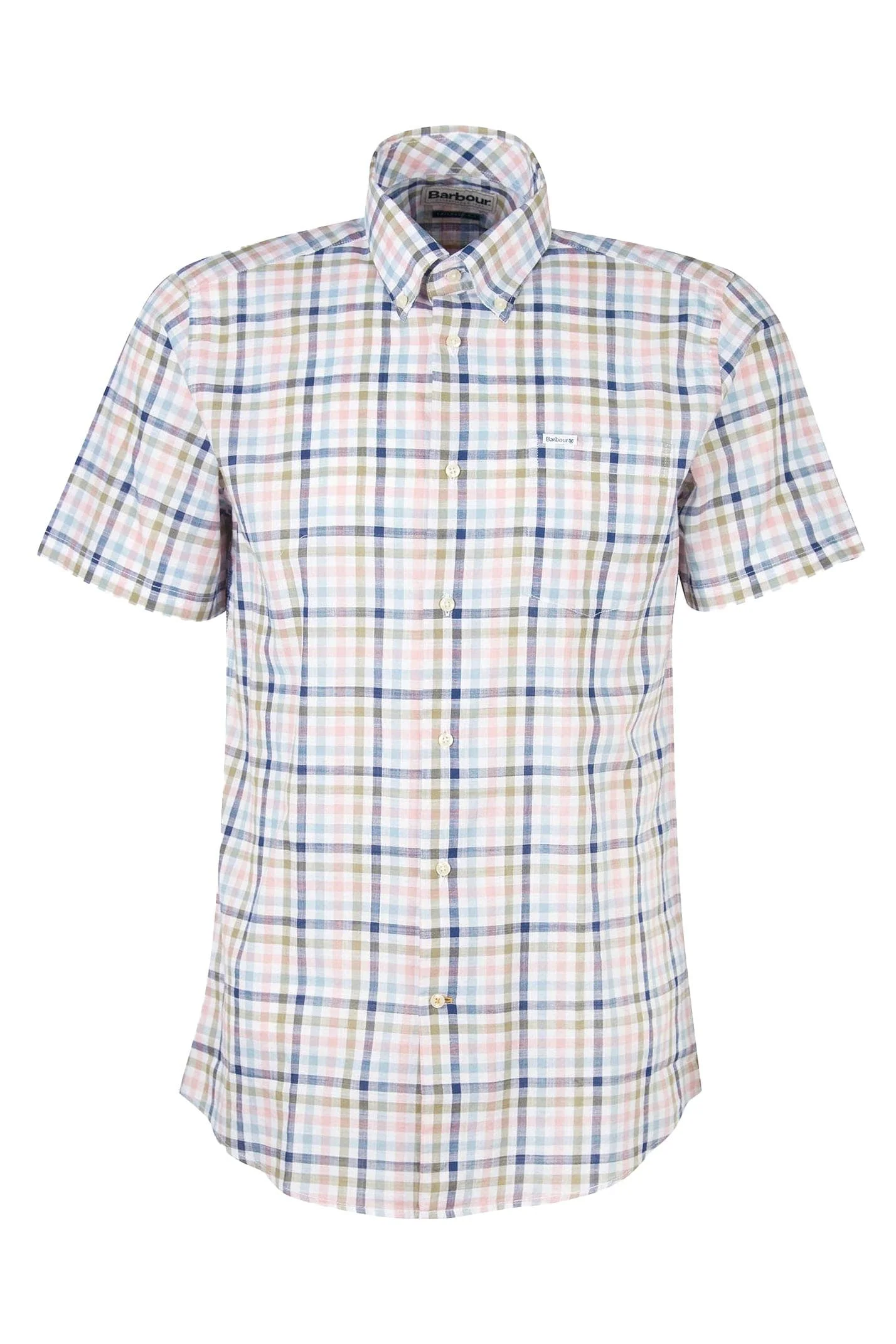 Kinson Short Sleeve Tailored Shirt - Classic Pink
