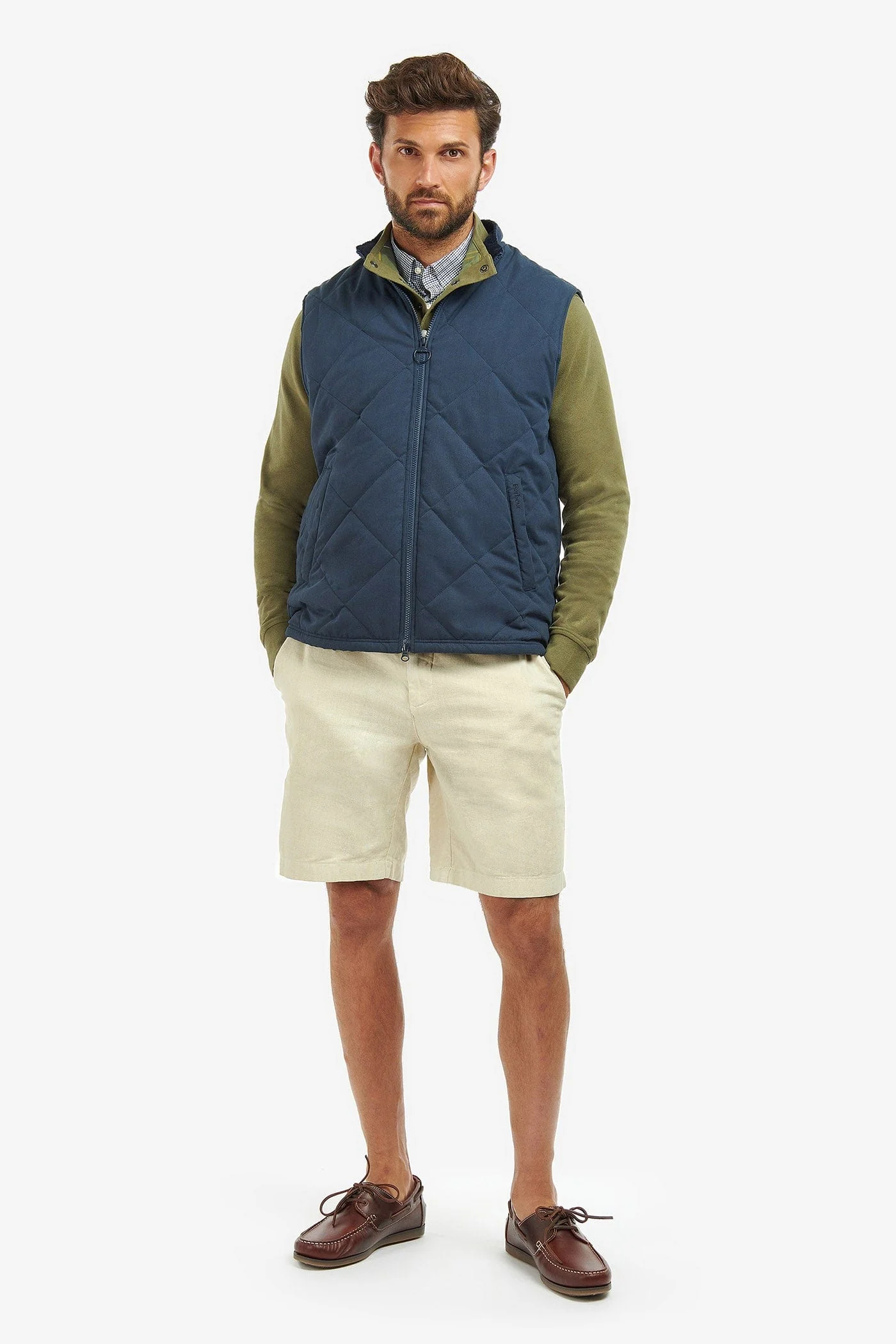 Kurt Gilet - Navy/River Birch Tartan - Image 5
