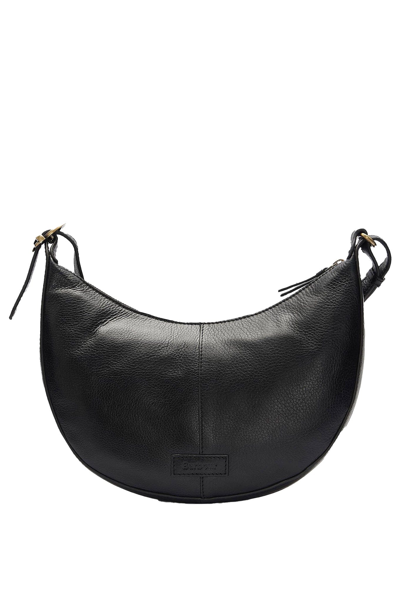 Laire Leather Half-Moon Bag - Black - Image 4