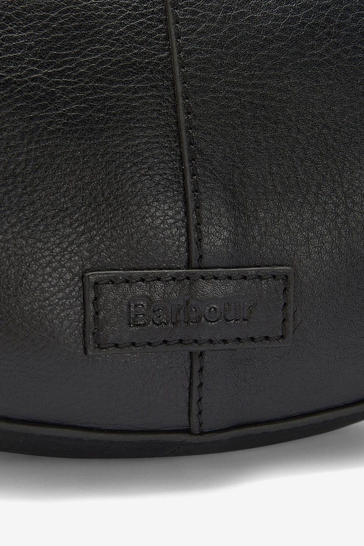 Laire Leather Half-Moon Bag - Black - Image 8