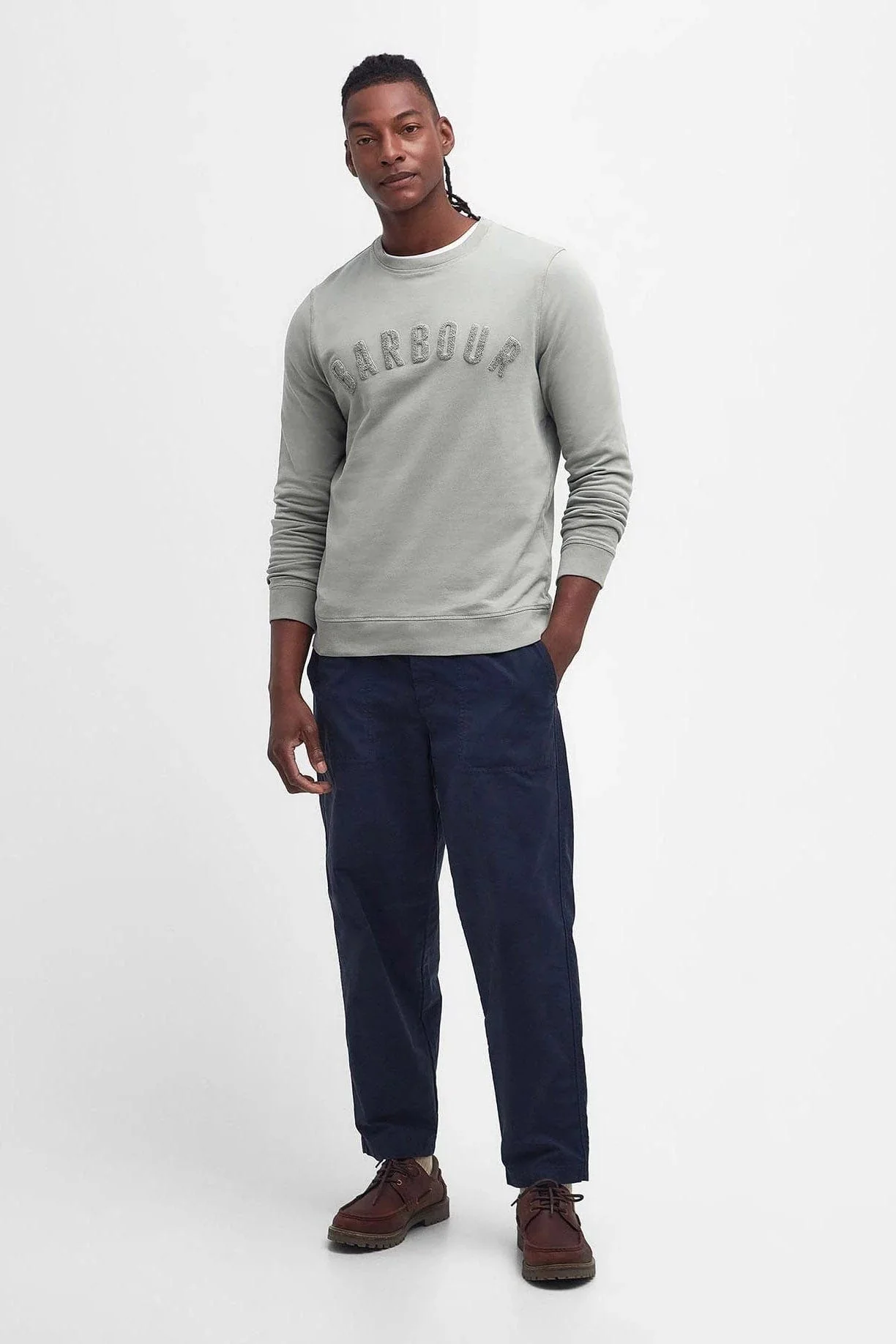 Large Logo Sweatshirt - Forest Fog - Image 3