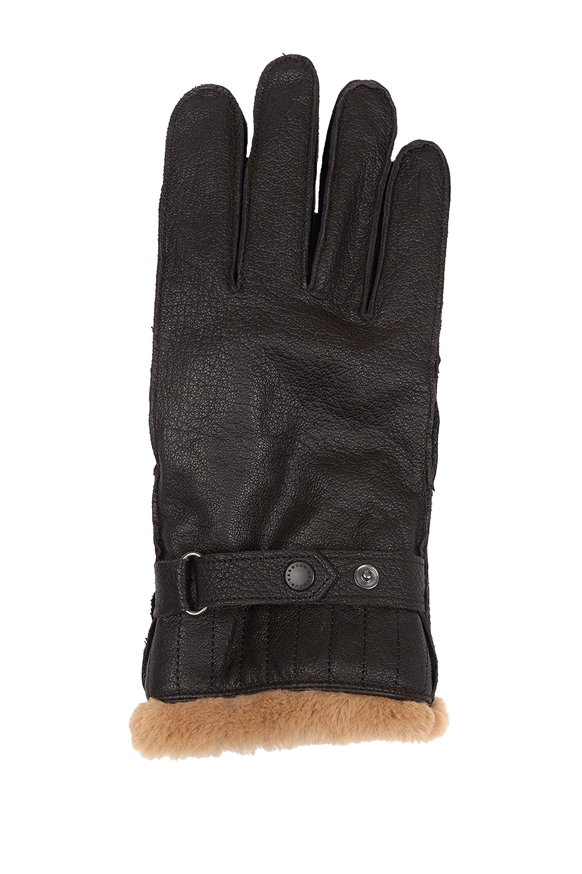 Leather Utility Gloves - Black - Image 2