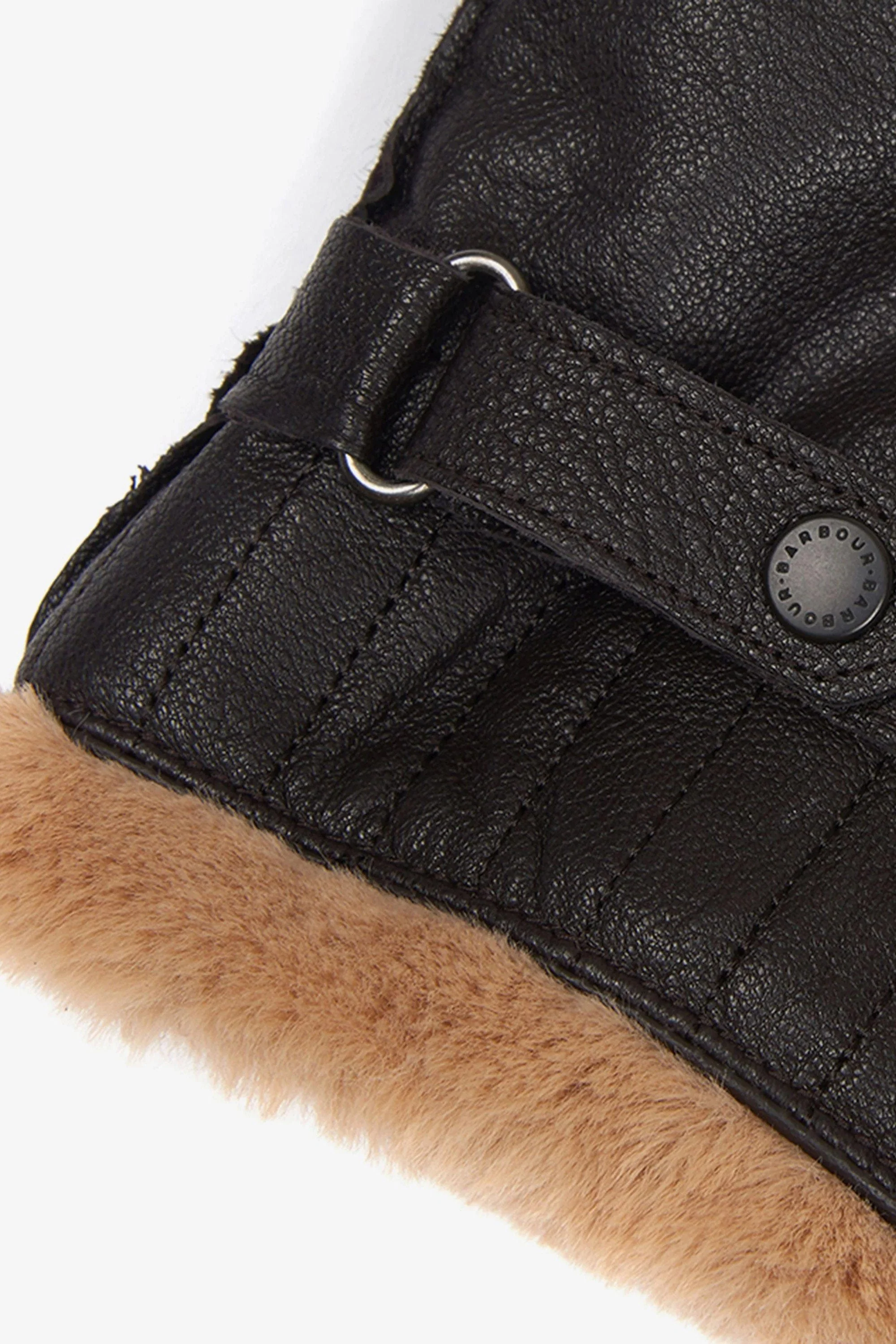 Leather Utility Gloves - Black - Image 3