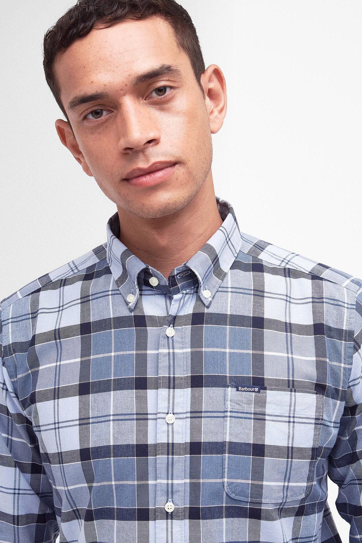 Lewis Tailored Shirt - Berwick Blue Tartan - Image 4