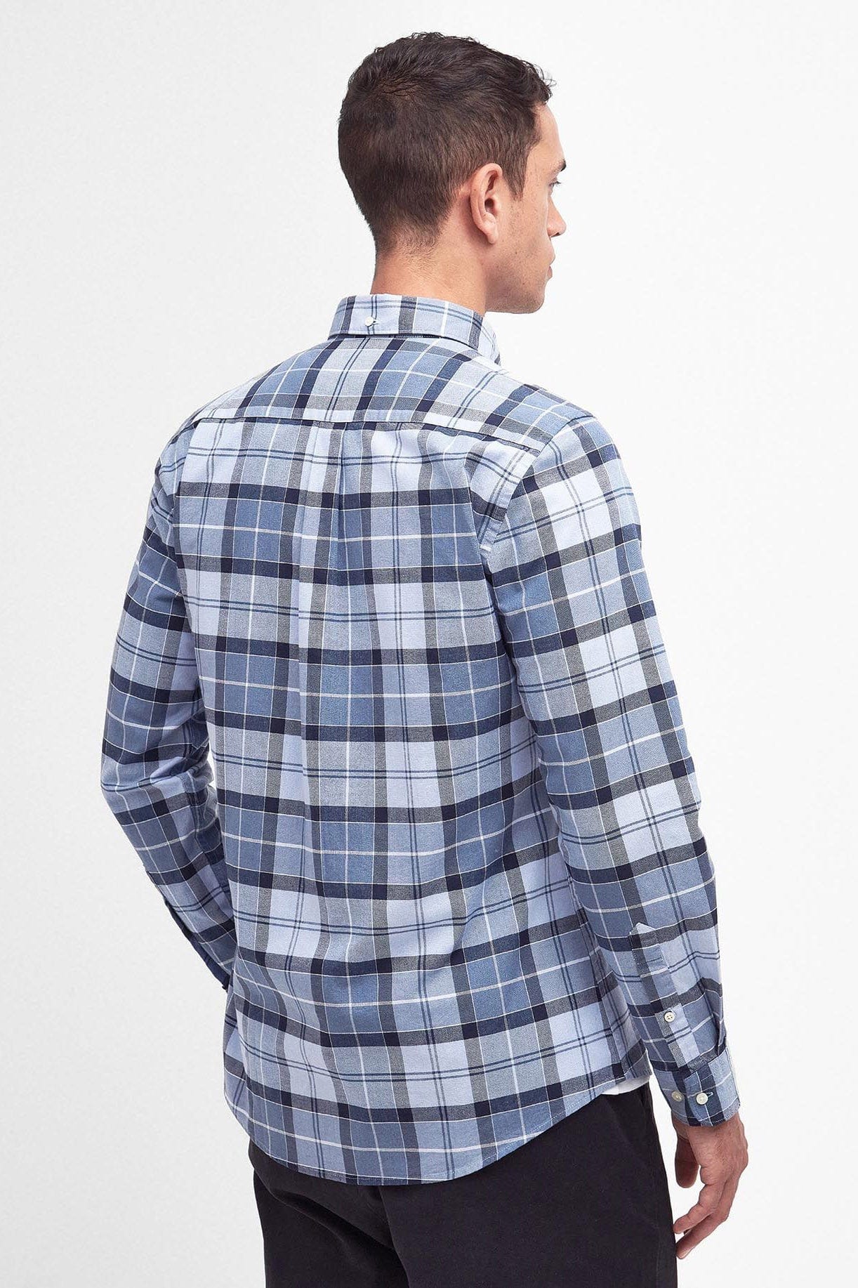 Lewis Tailored Shirt - Berwick Blue Tartan - Image 5