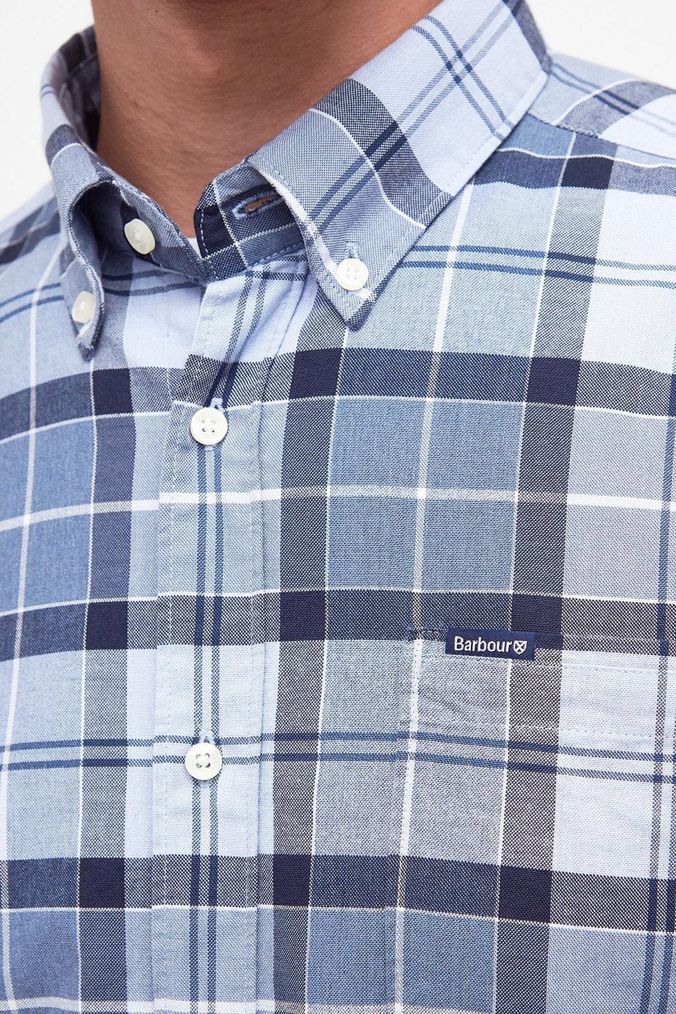 Lewis Tailored Shirt - Berwick Blue Tartan - Image 6