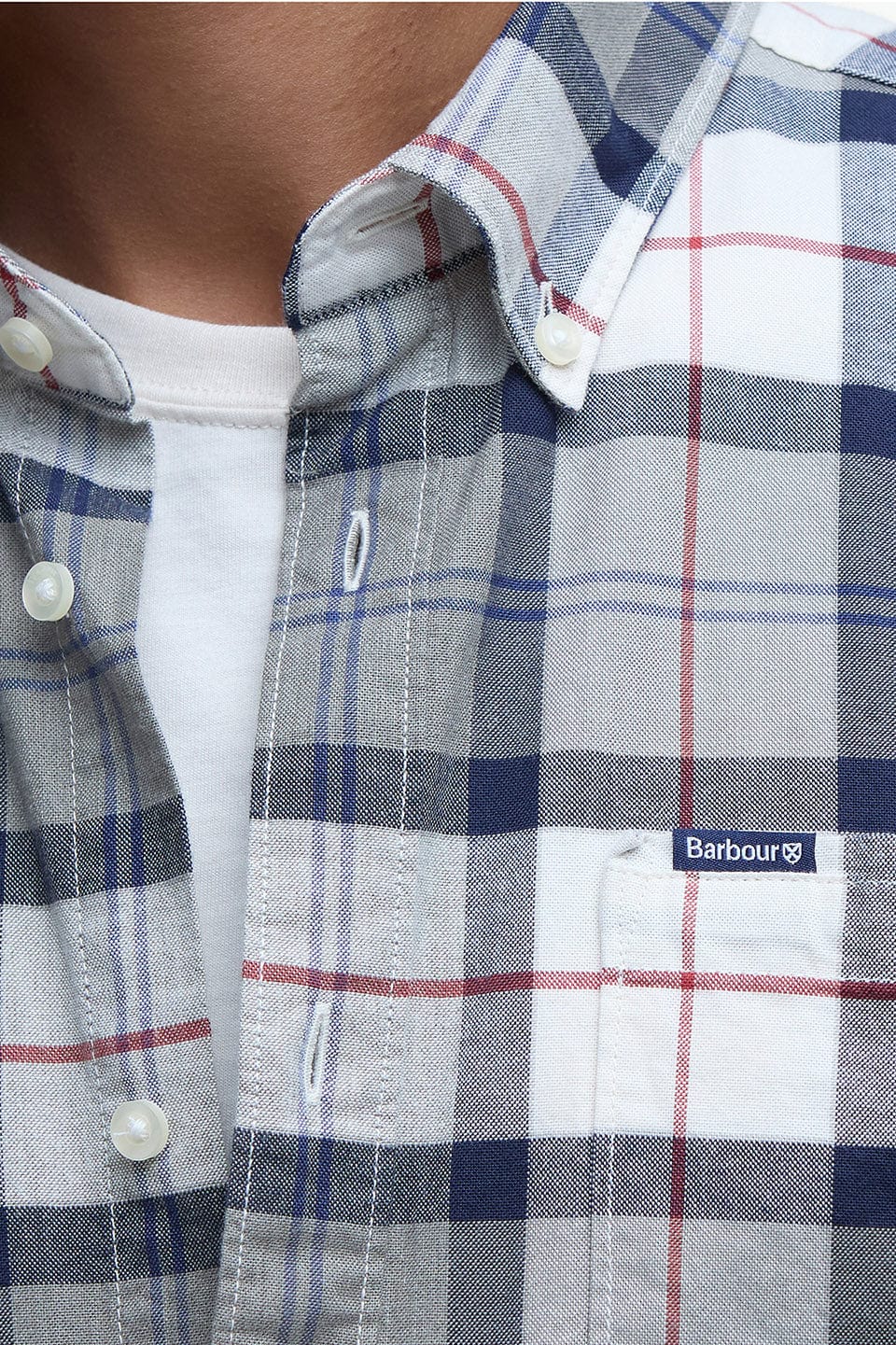 Lewis Tailored Shirt - Bleached Pine Tartan - Image 6