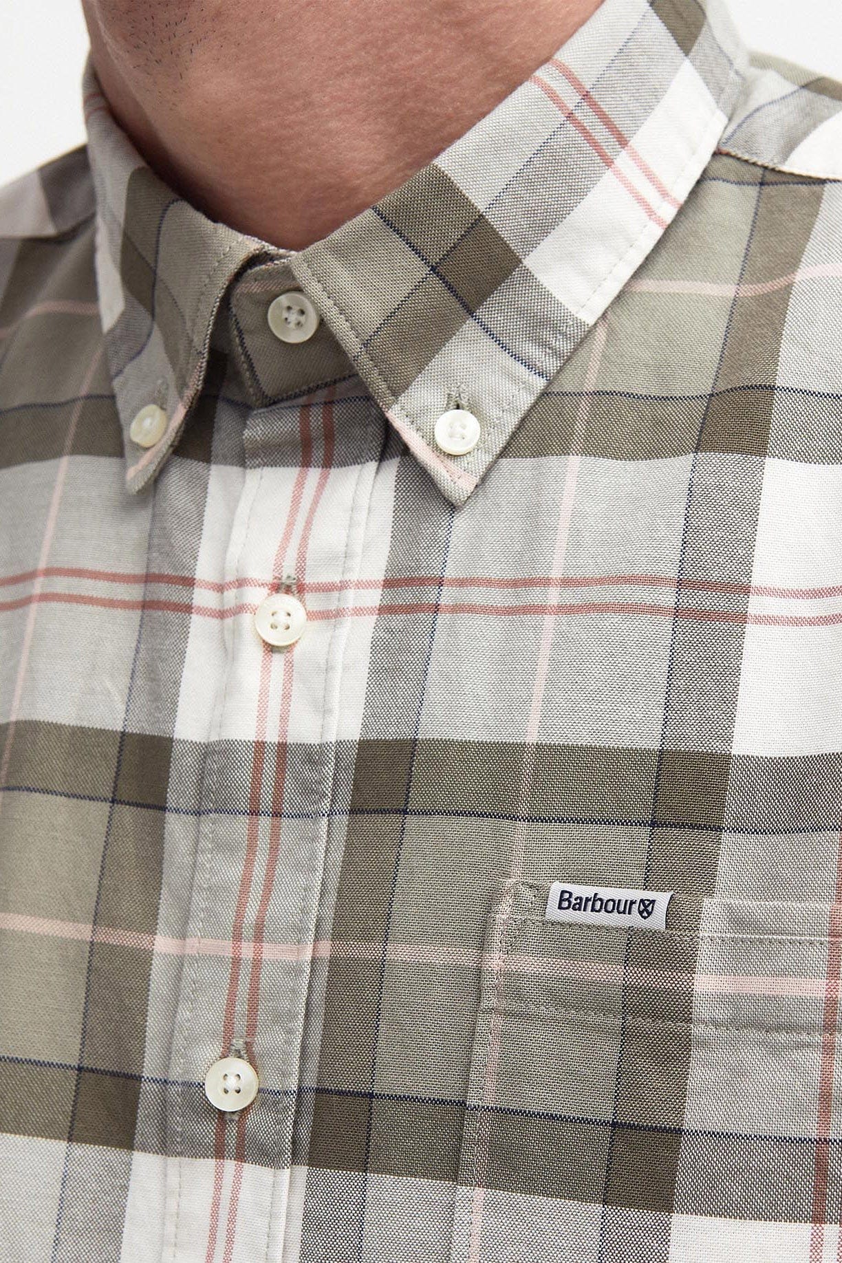 Lewis Tailored Shirt - Glenmore Olive Tartan - Image 5