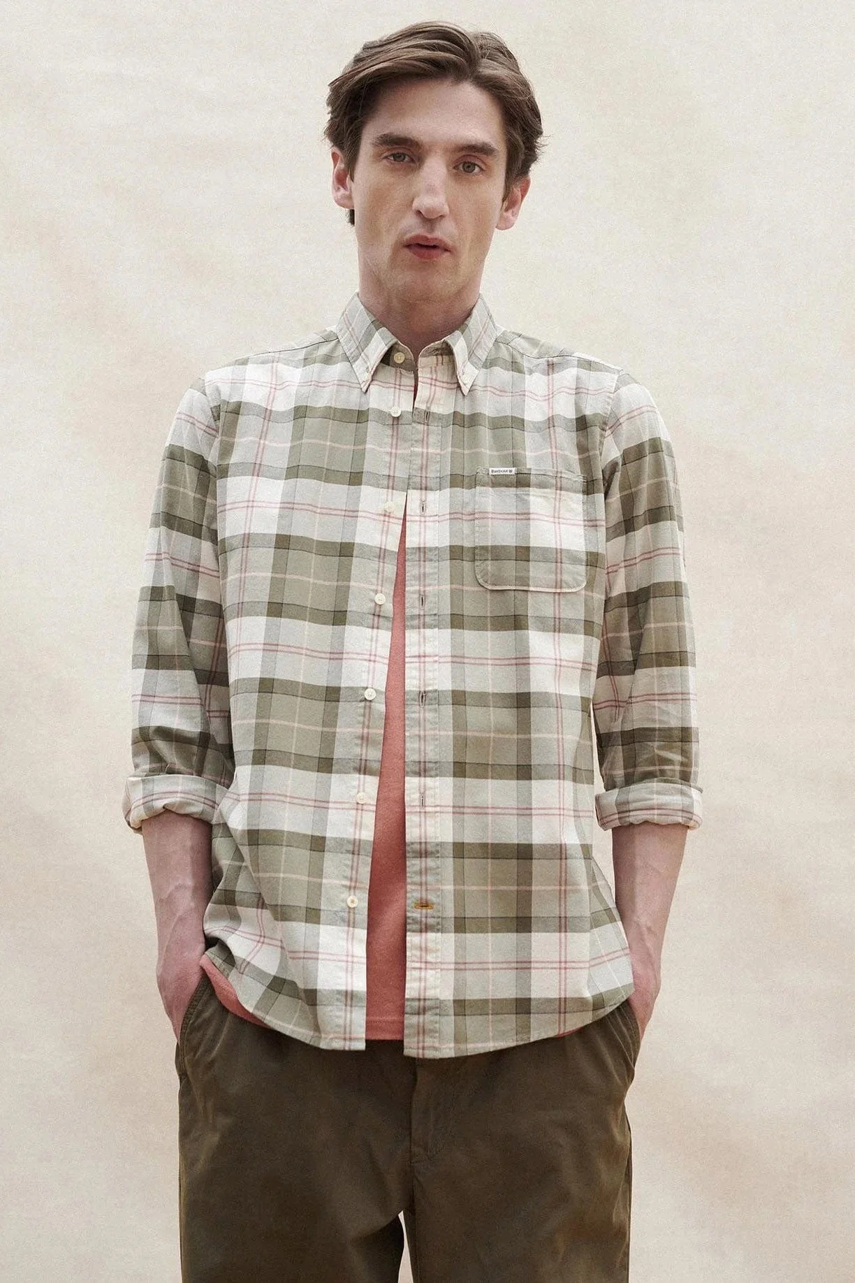 Lewis Tailored Shirt - Glenmore Olive Tartan - Image 6