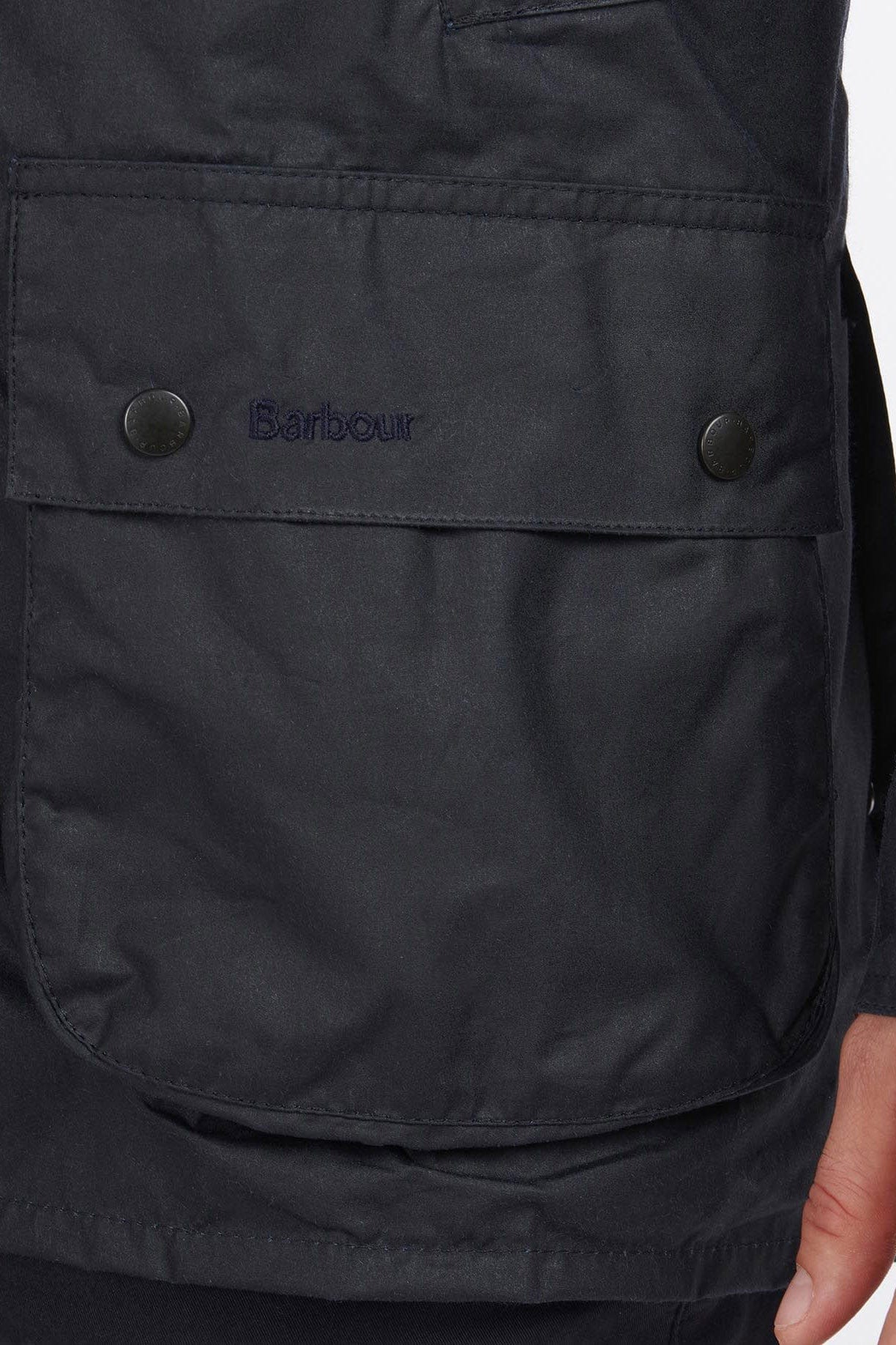 Lightweight Ashby Waxed Jacket - Royal Navy - Image 6
