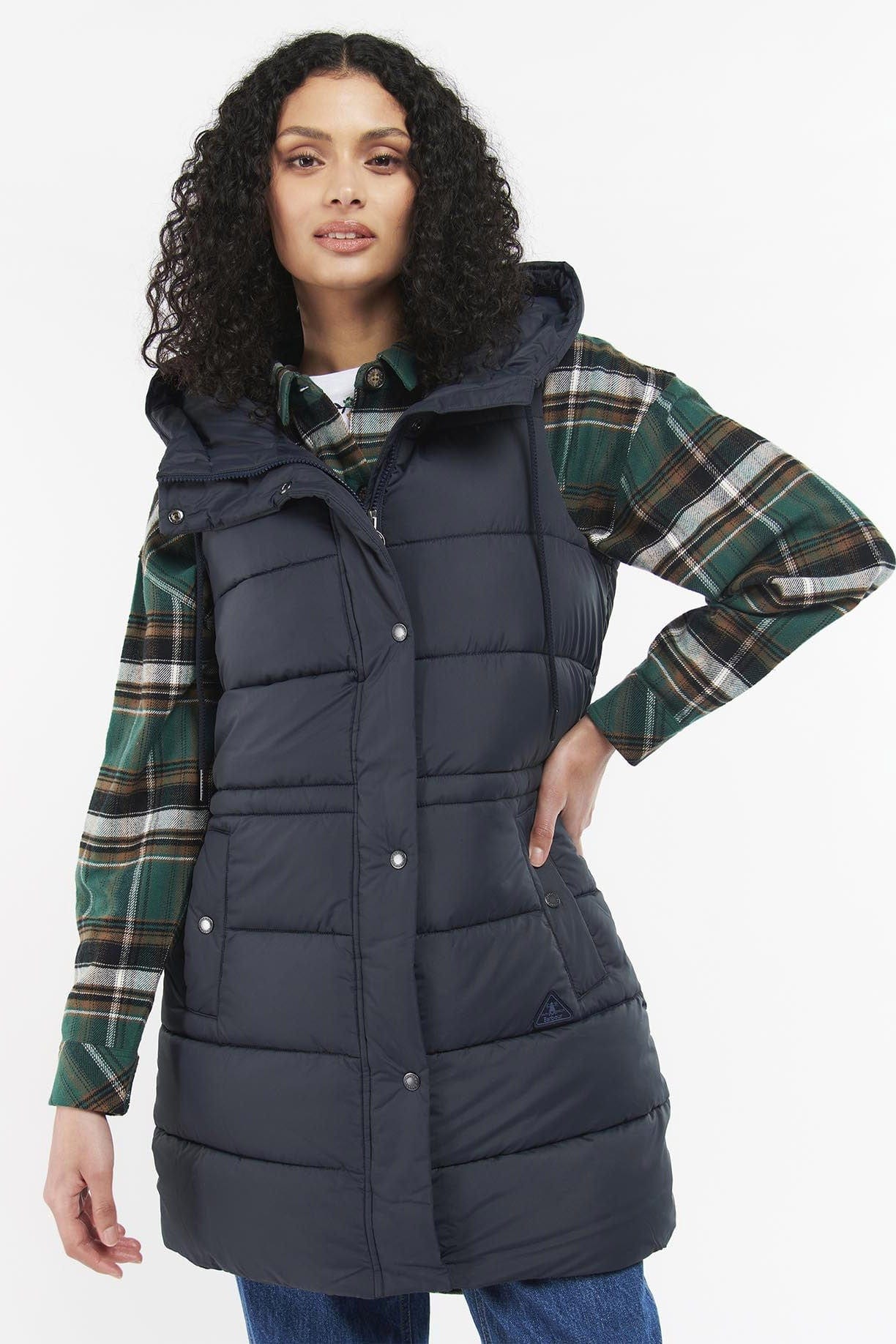 Littlebury Longline Gilet - Dark Navy - Image 2