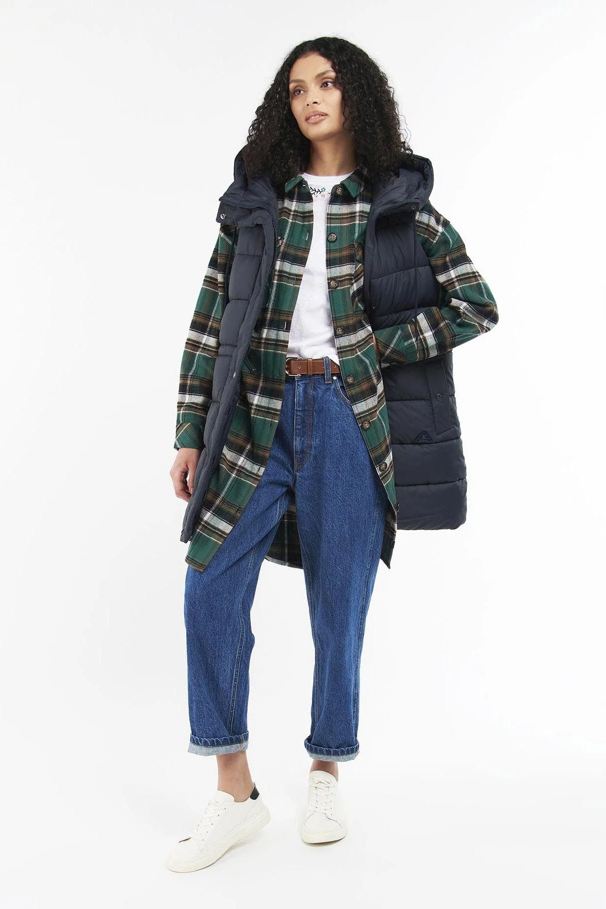 Littlebury Longline Gilet - Dark Navy - Image 3