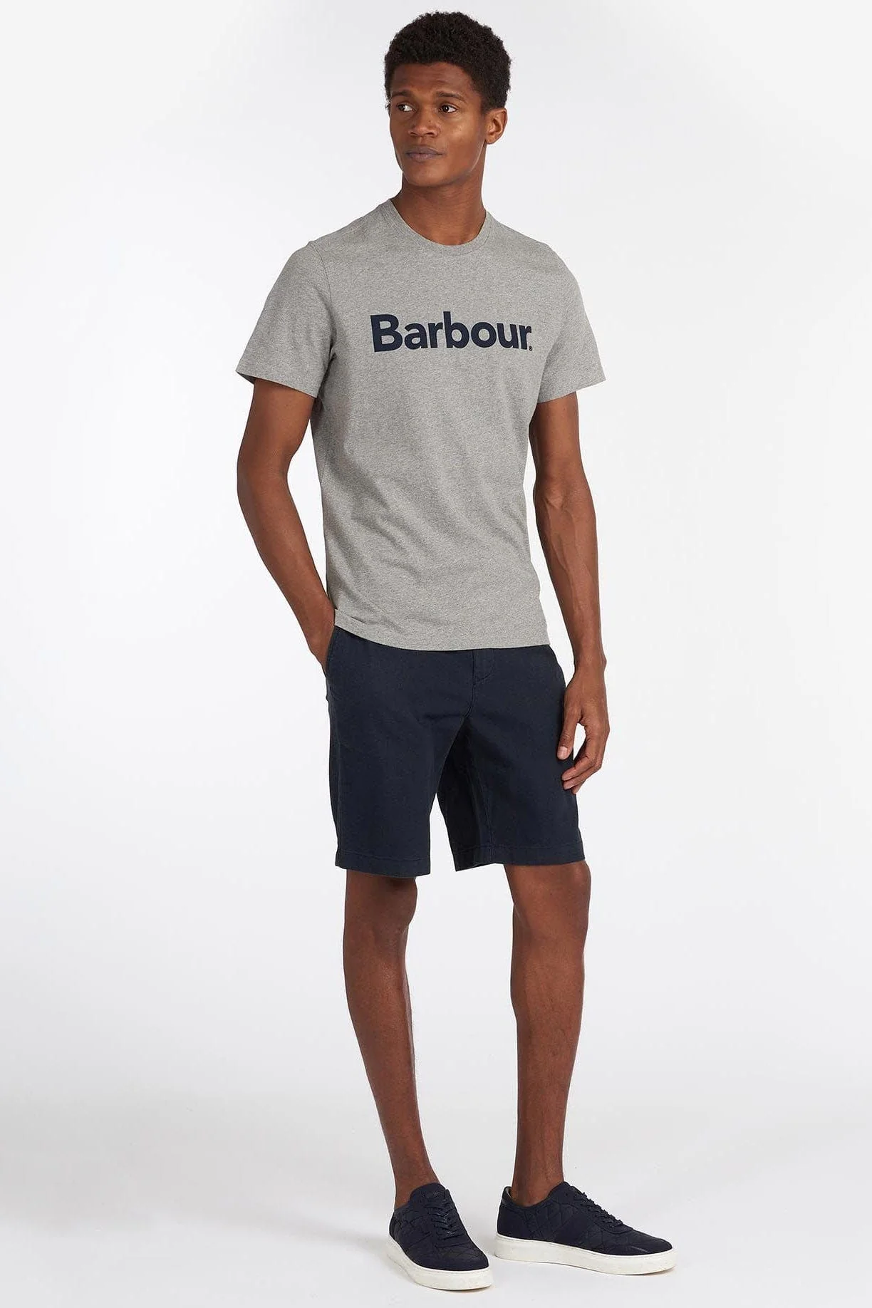 Logo Tee - Gray Marl - Image 3
