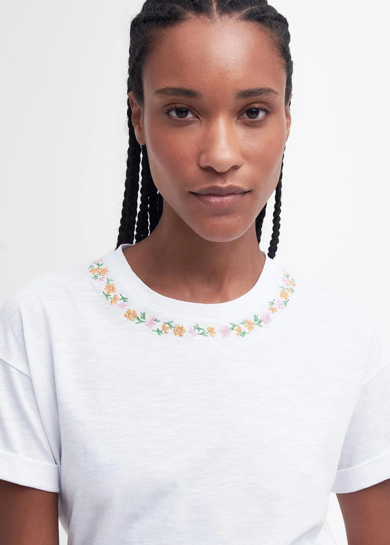 Longfield Floral T-Shirt - White - Image 2