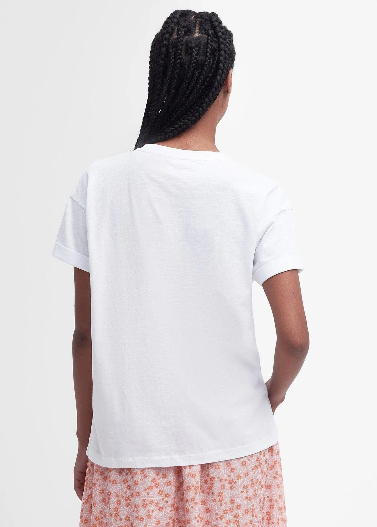 Longfield Floral T-Shirt - White - Image 4