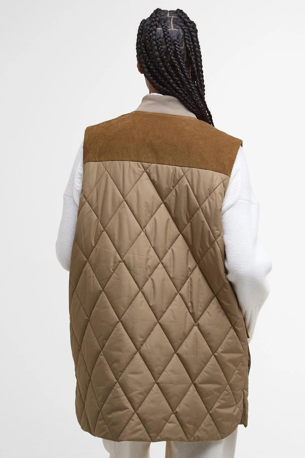 Lydia Gilet - Military Brown/Ancient Tartan - Image 3