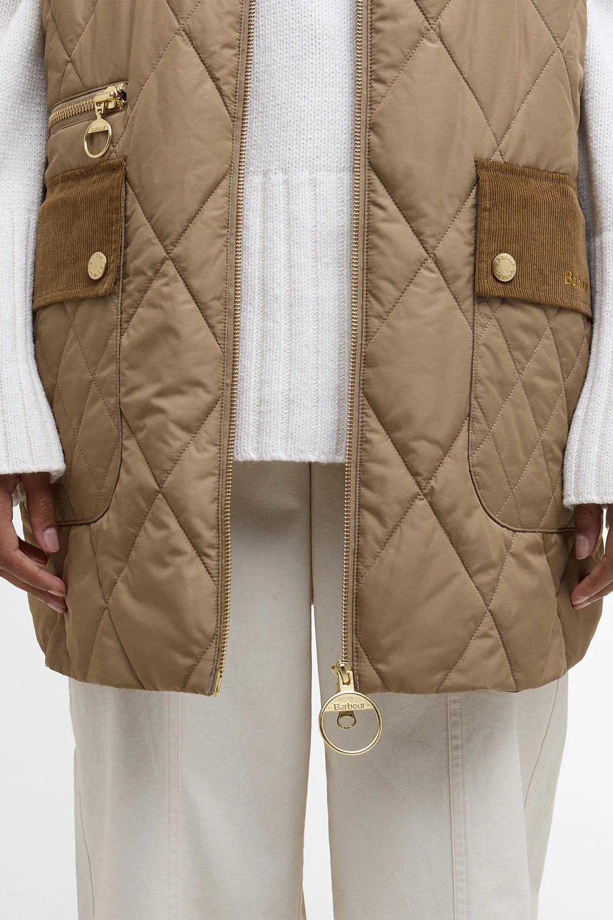 Lydia Gilet - Military Brown/Ancient Tartan - Image 4