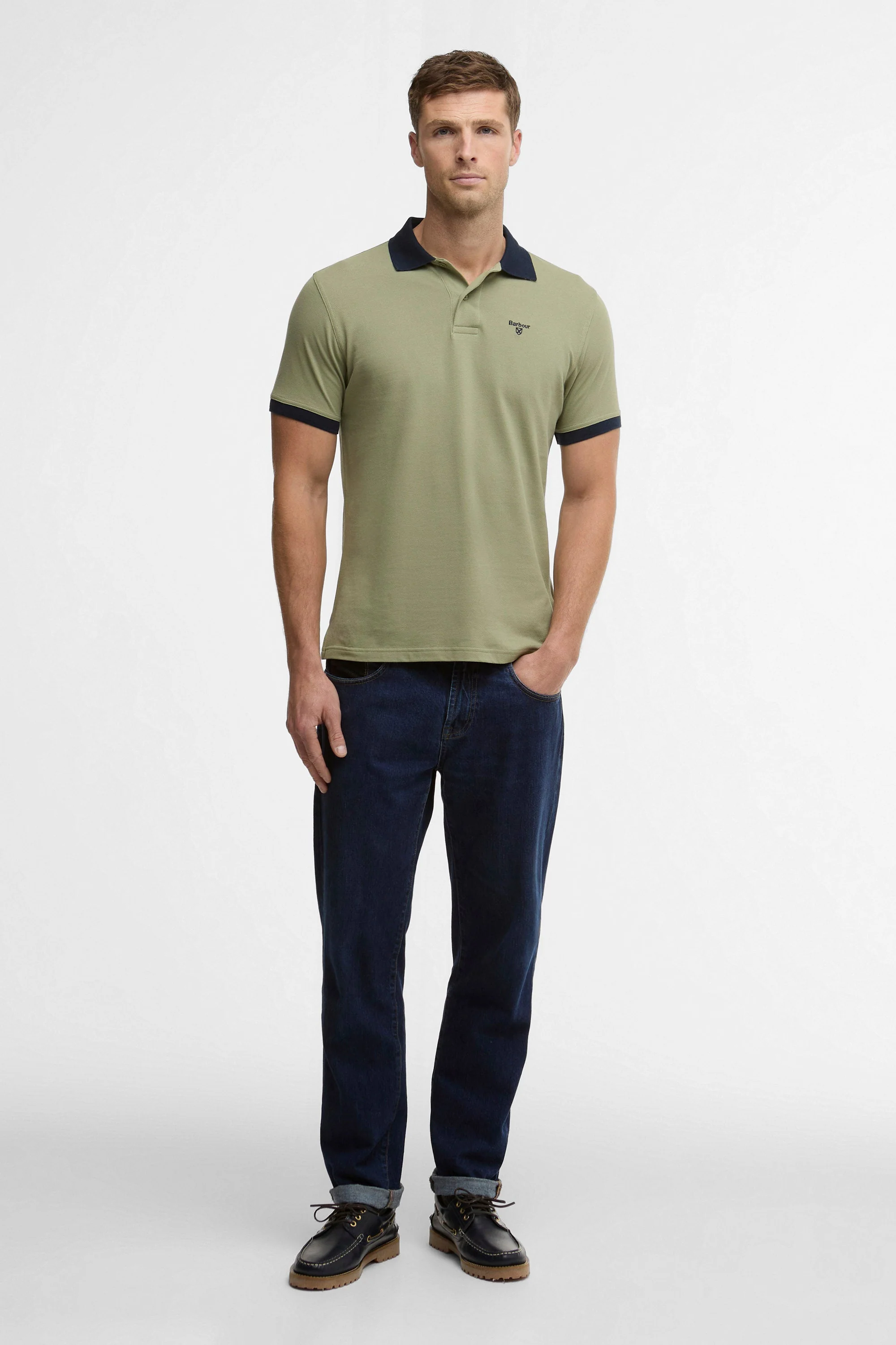 Lynmouth Polo - Laurel Green - Image 5