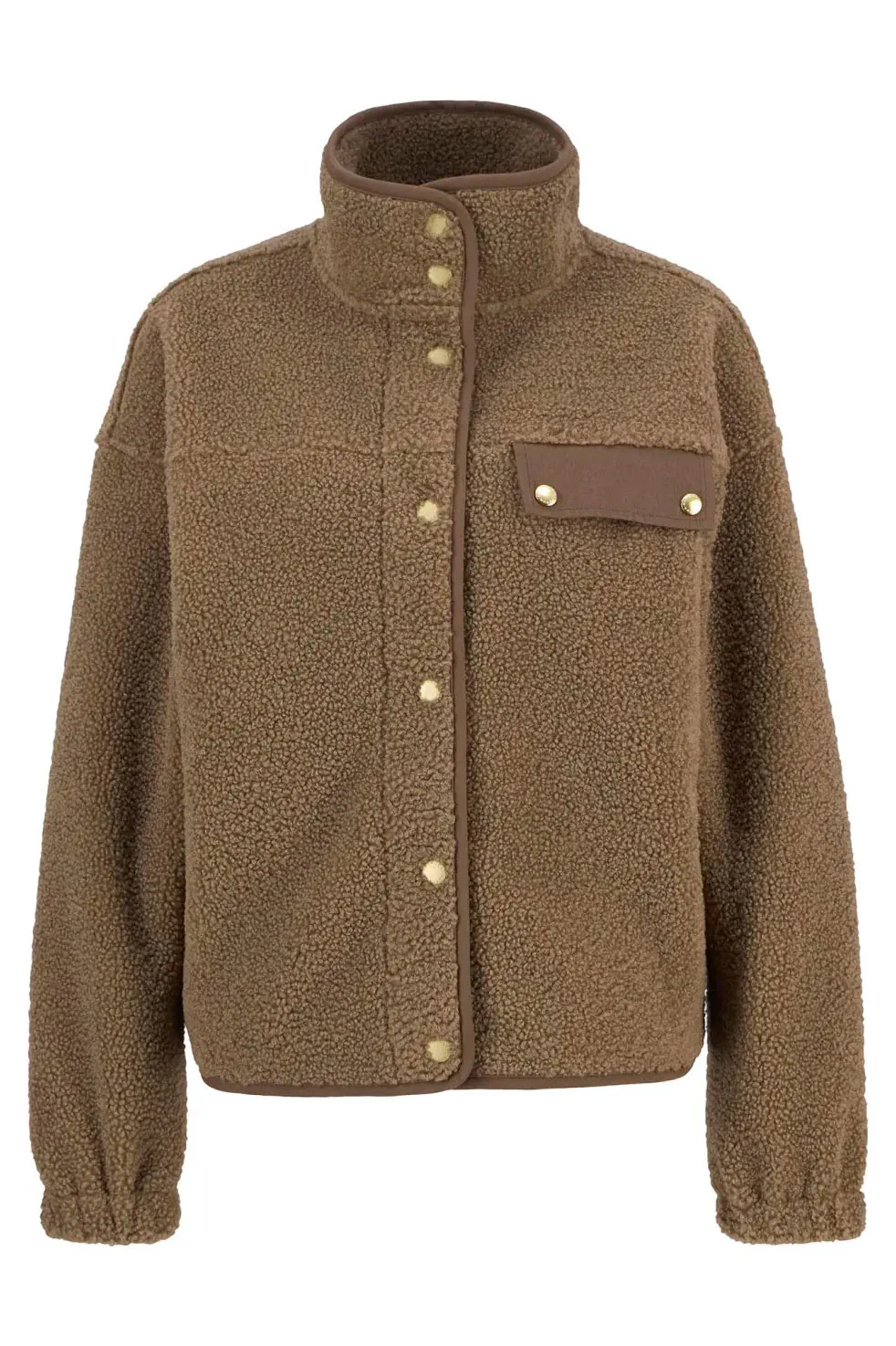 Mabel Fleece - Military Brown