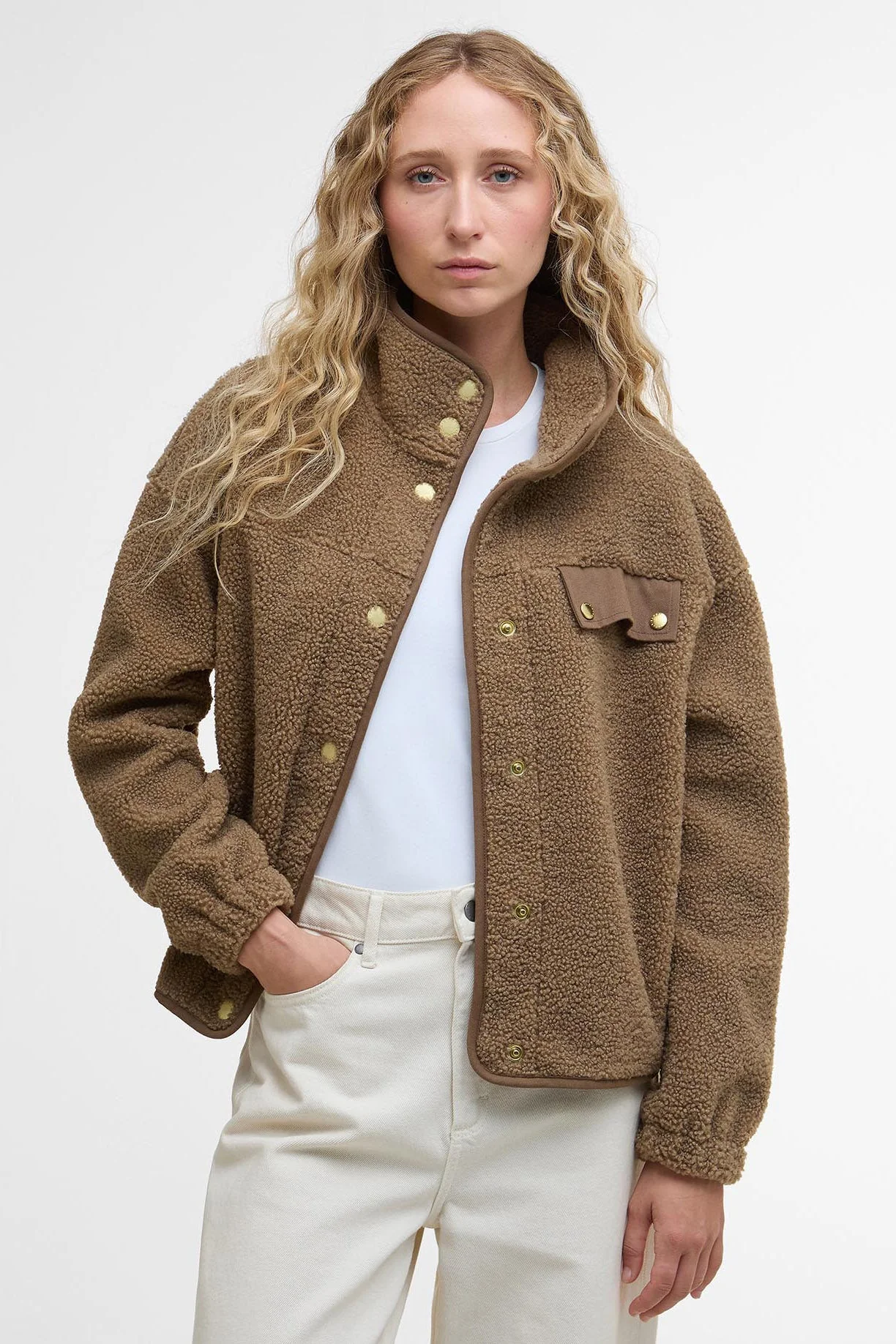 Mabel Fleece - Military Brown - Image 2
