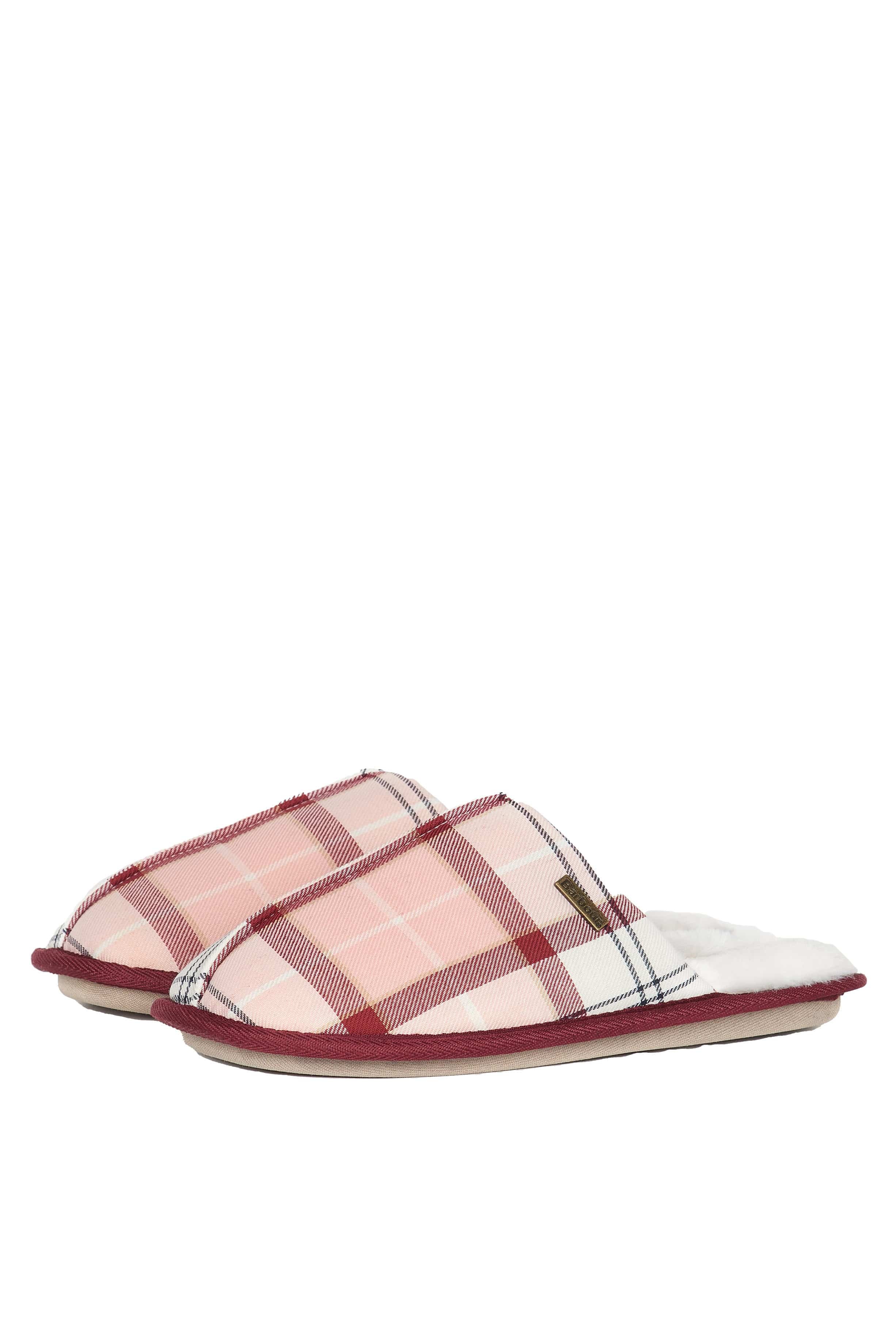 Maddie Slippers - Red/Pink Tartan - Image 2