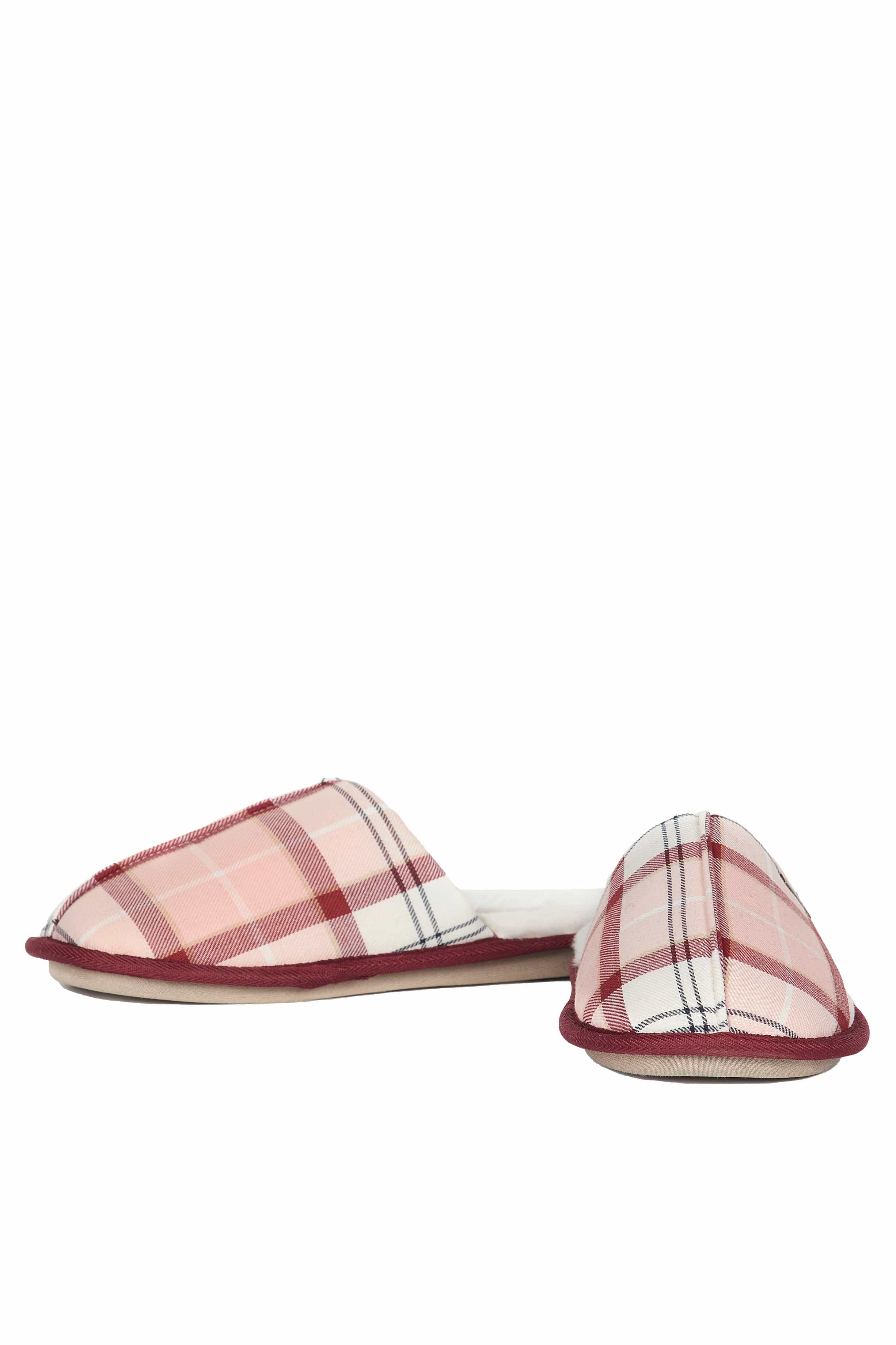 Maddie Slippers - Red/Pink Tartan - Image 3