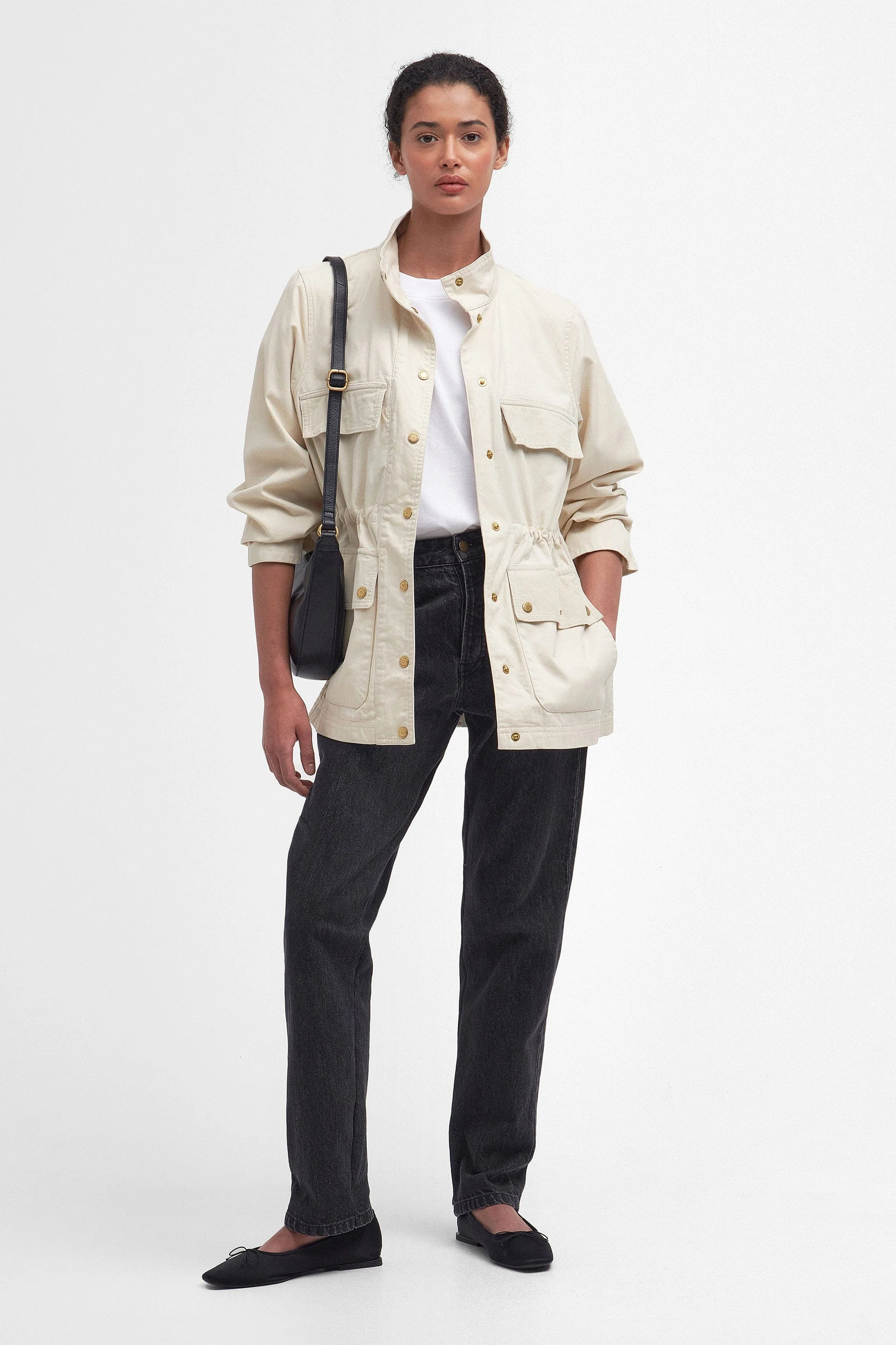 Maeva Utility Jacket - Salt/Summer Navy/Ecru - Image 3