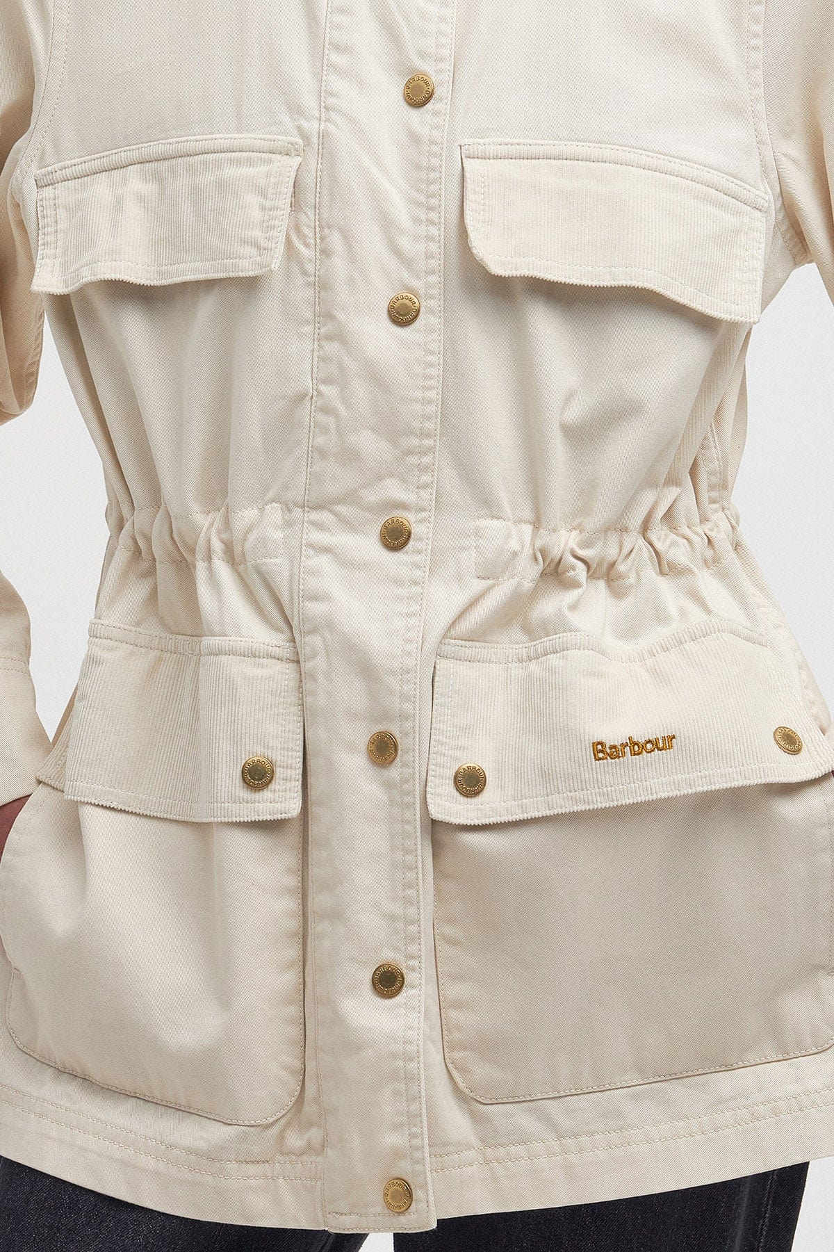 Maeva Utility Jacket - Salt/Summer Navy/Ecru - Image 4