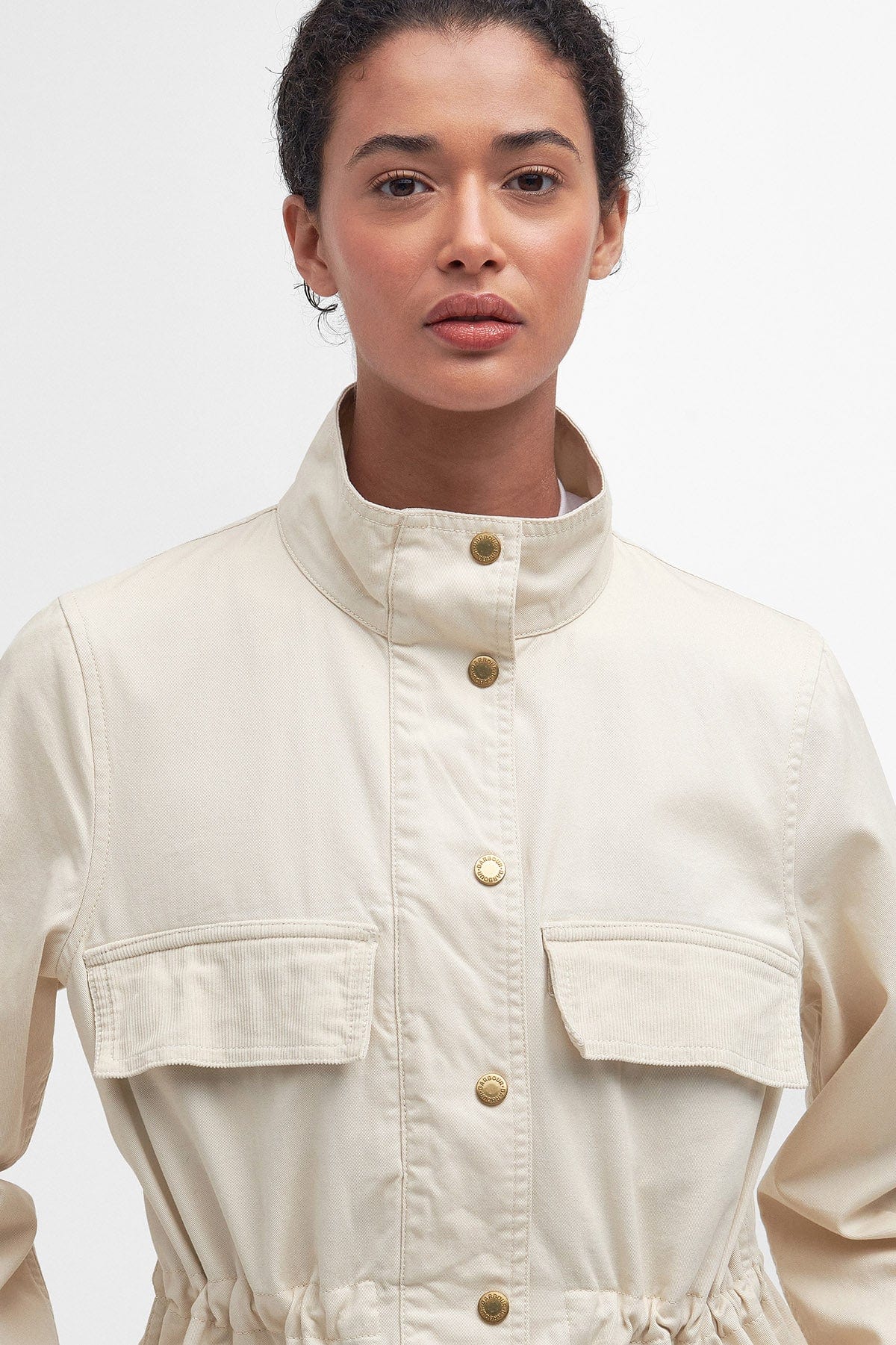 Maeva Utility Jacket - Salt/Summer Navy/Ecru - Image 7