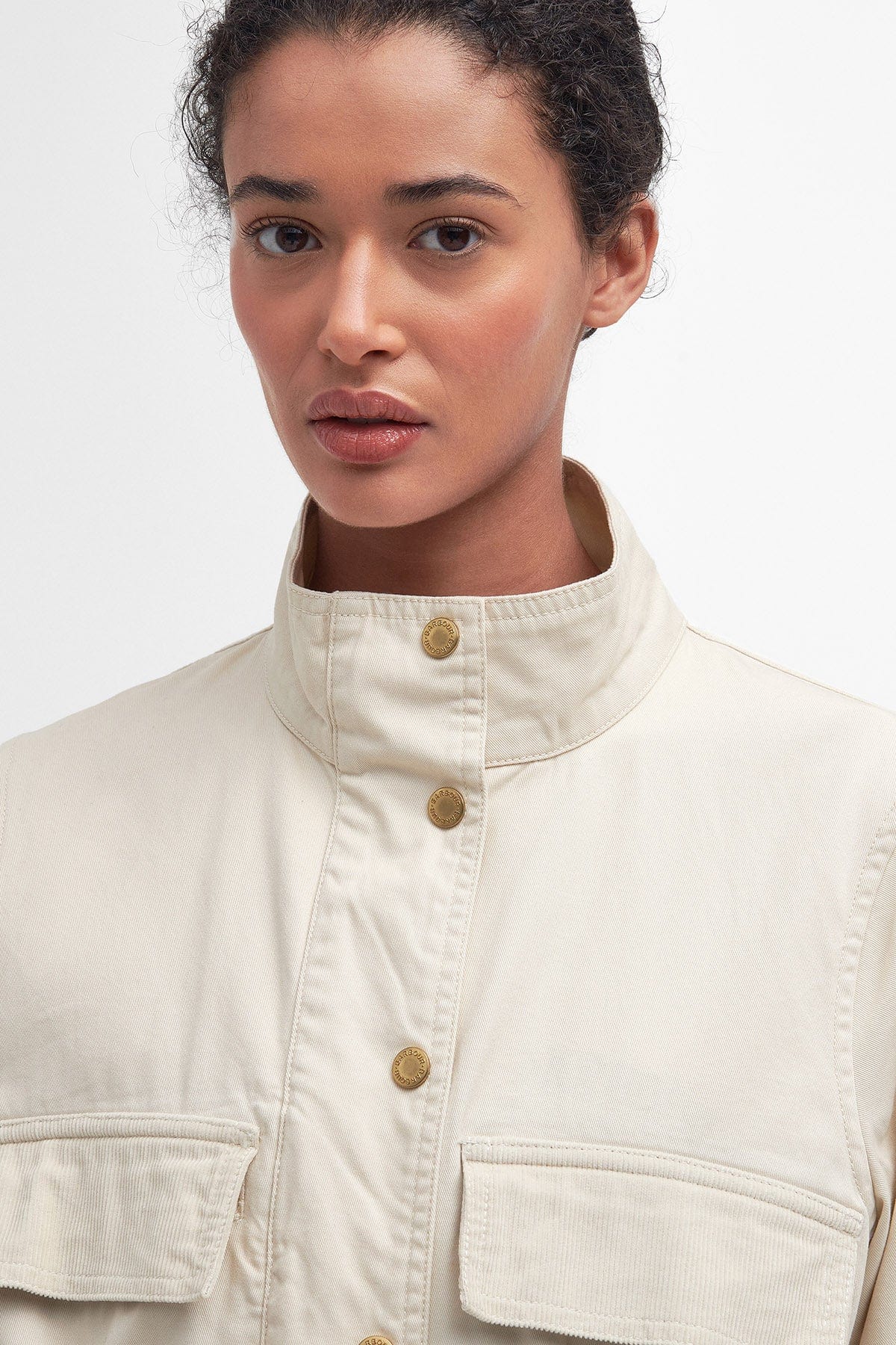 Maeva Utility Jacket - Salt/Summer Navy/Ecru - Image 9