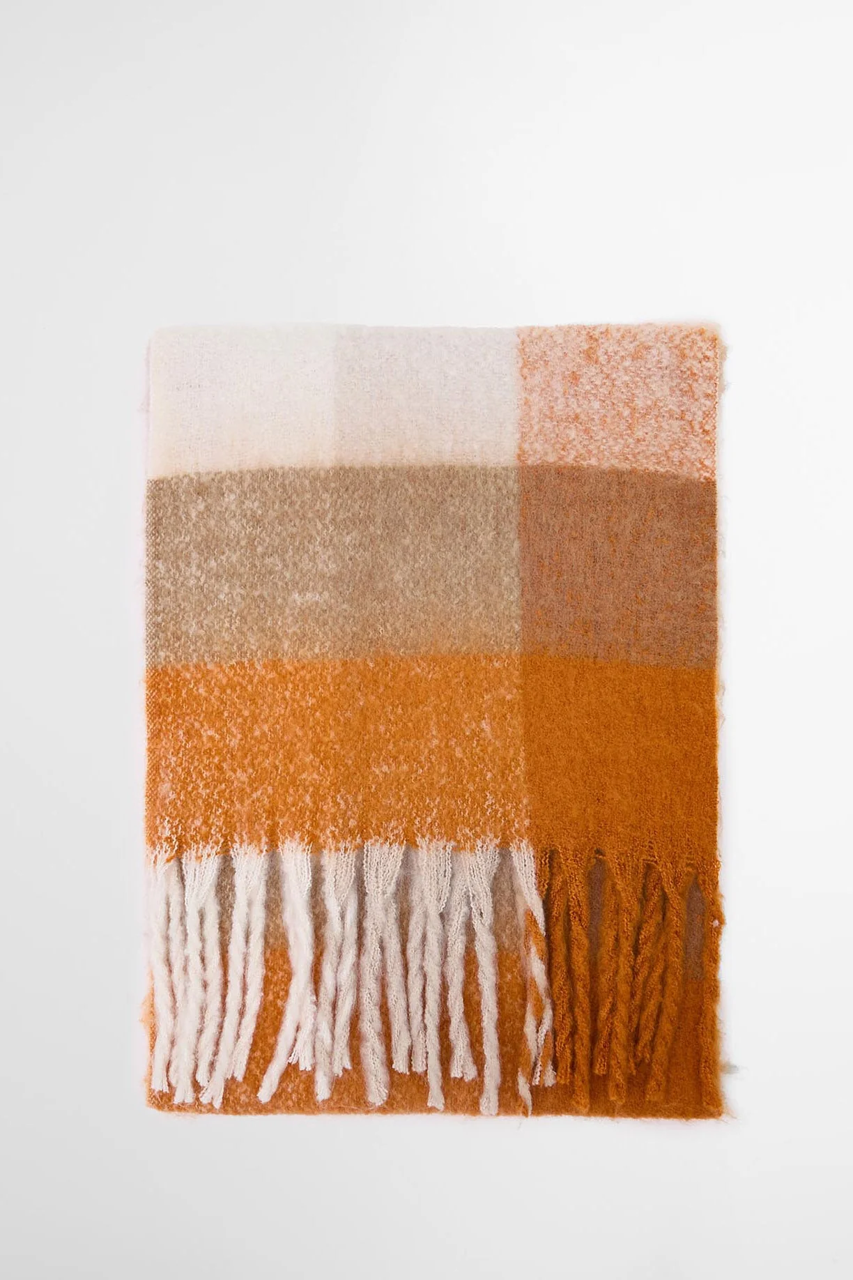 Marie Check Scarf - Mustard Check - Image 3