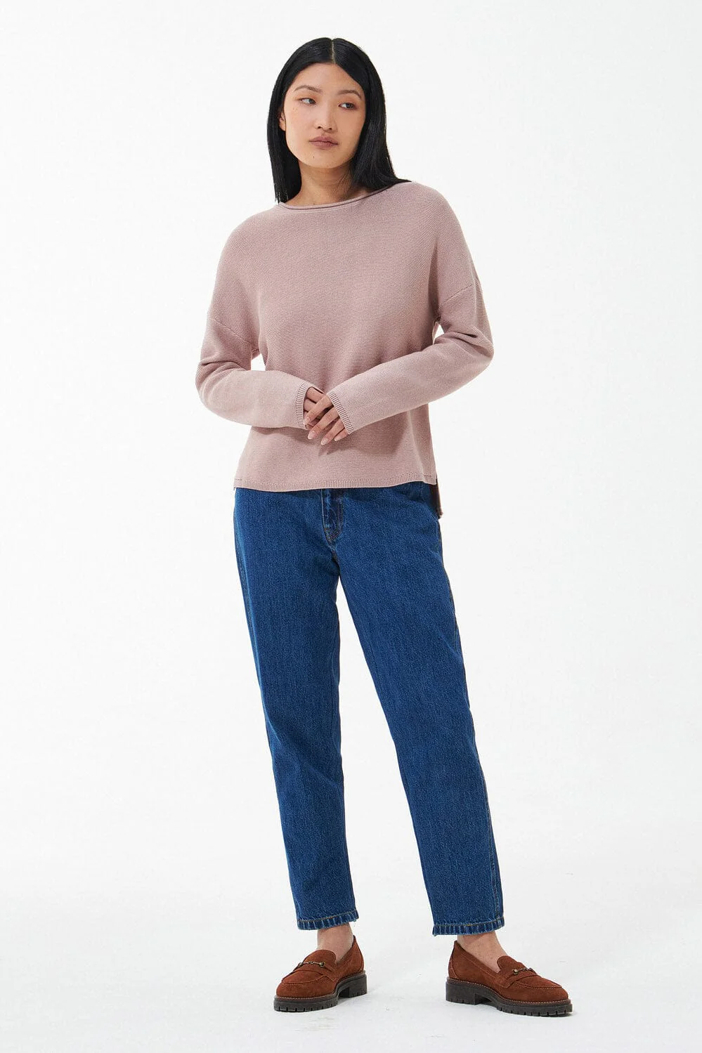 Marine Knit Jumper - Soft Pink - Image 3