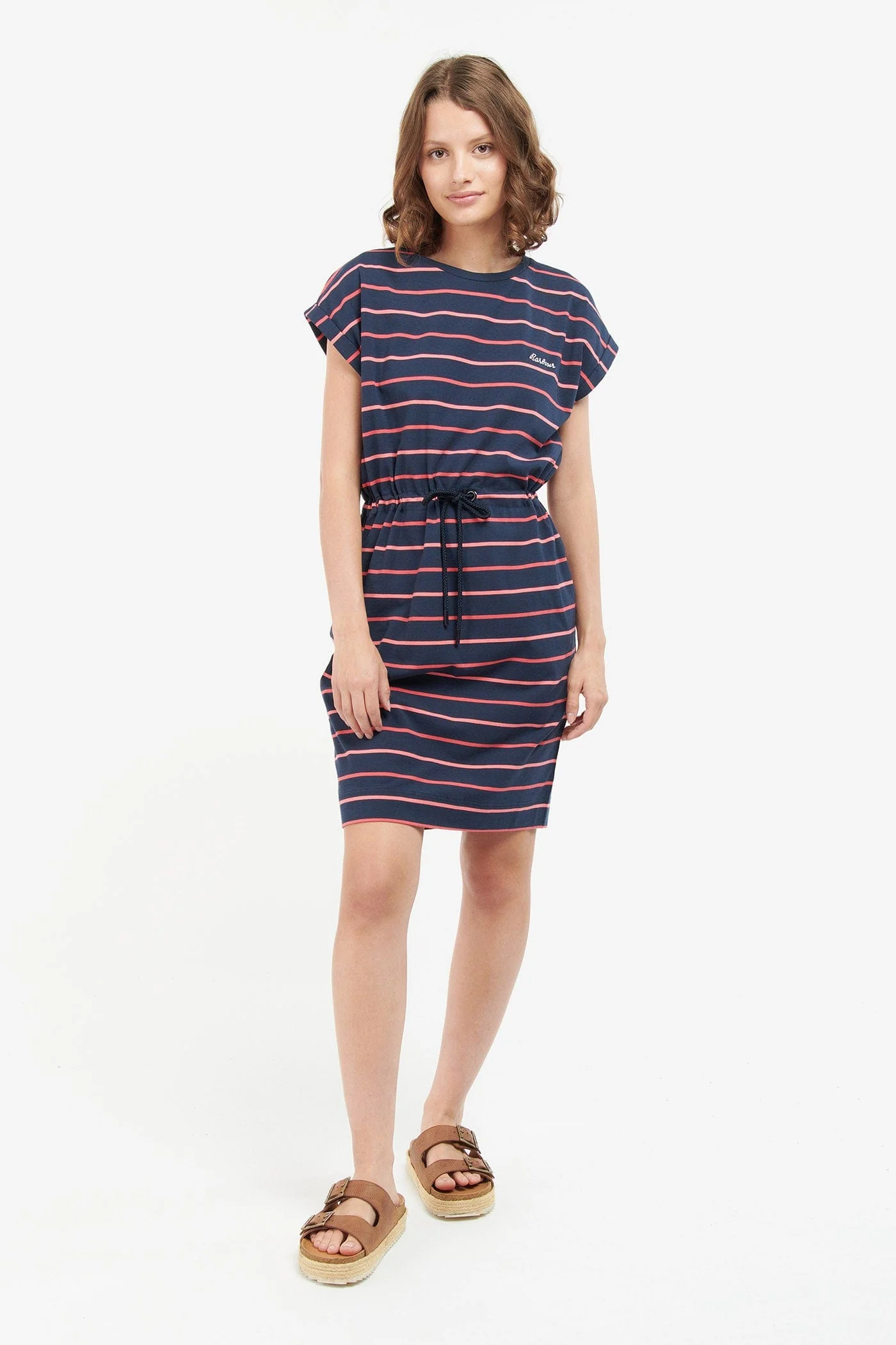 Marloes Stripe Dress - Navy Stripe - Image 3