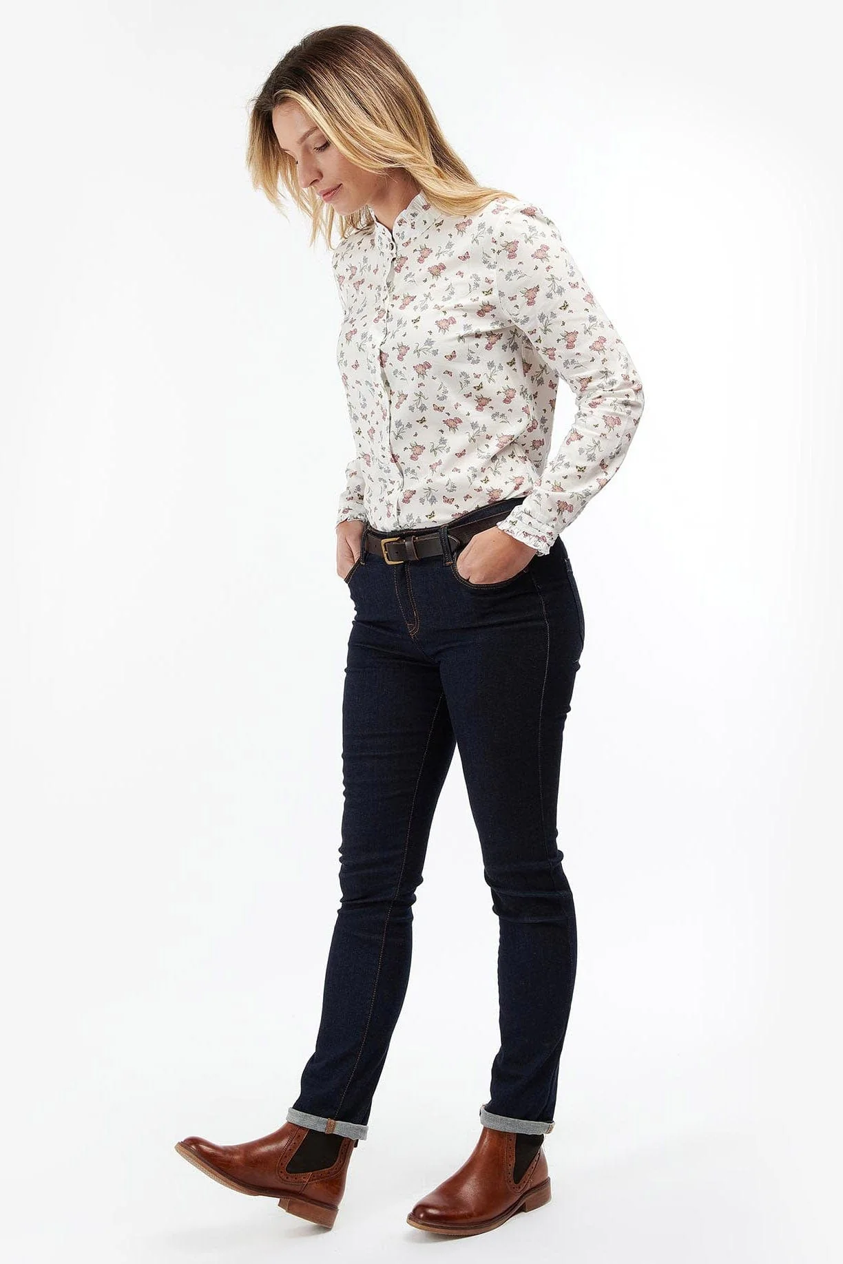 Marlowe Shirt - White Print - Image 3