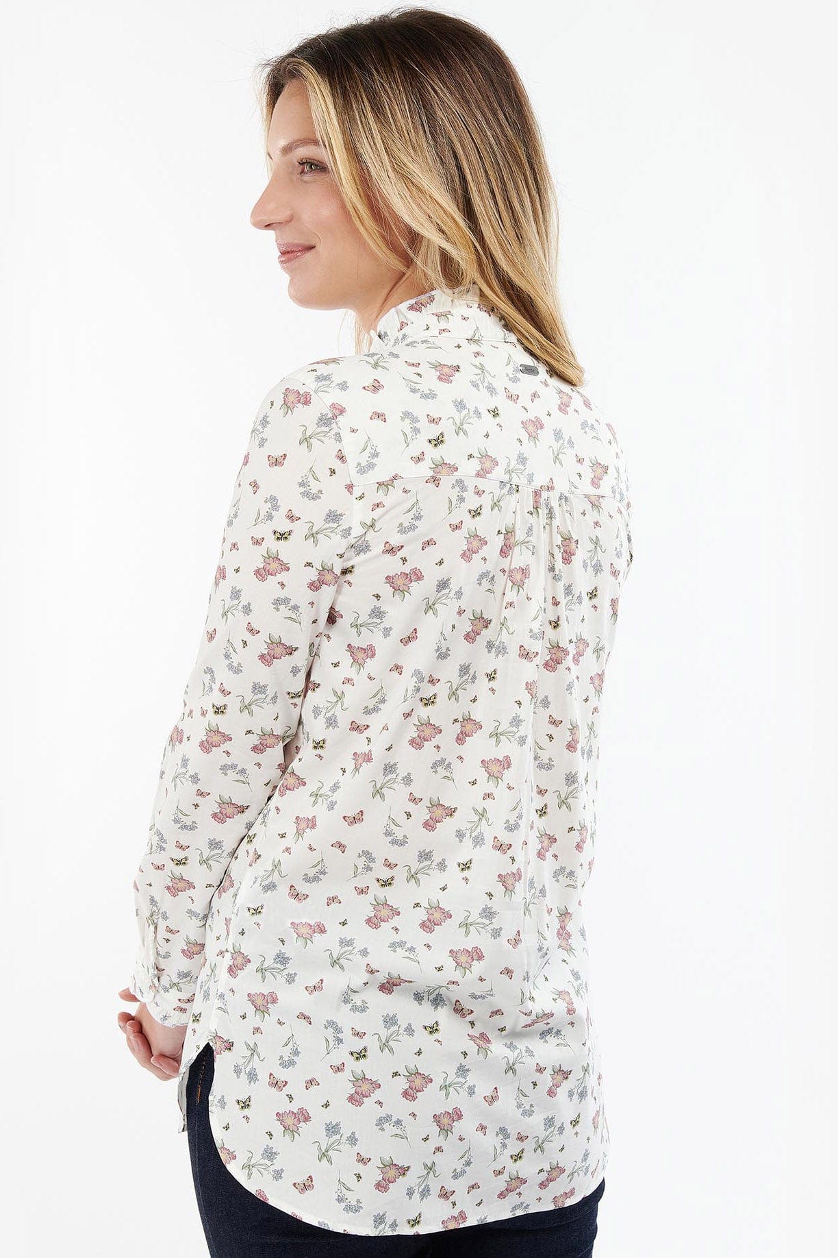 Marlowe Shirt - White Print - Image 4