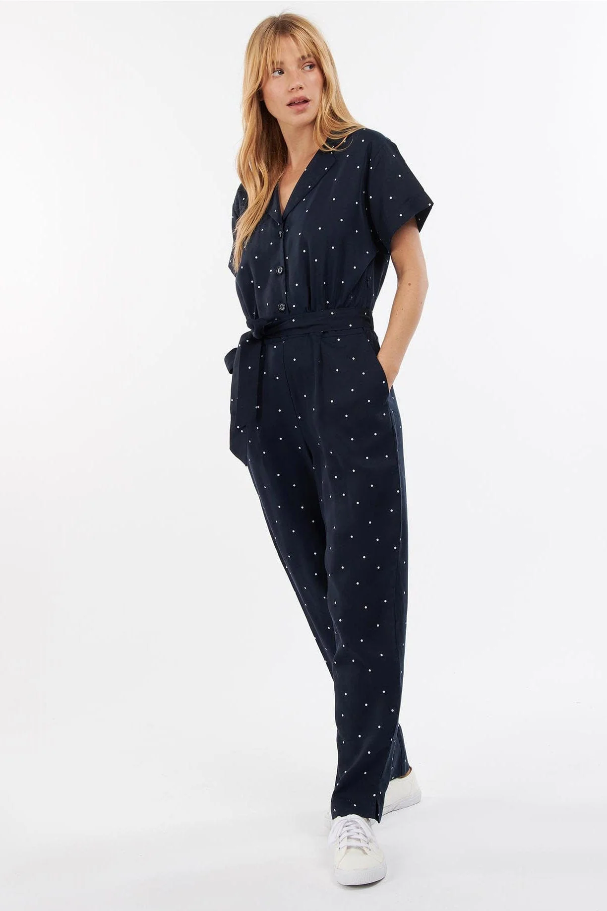 Melita Jumpsuit - Navy Print - Image 4