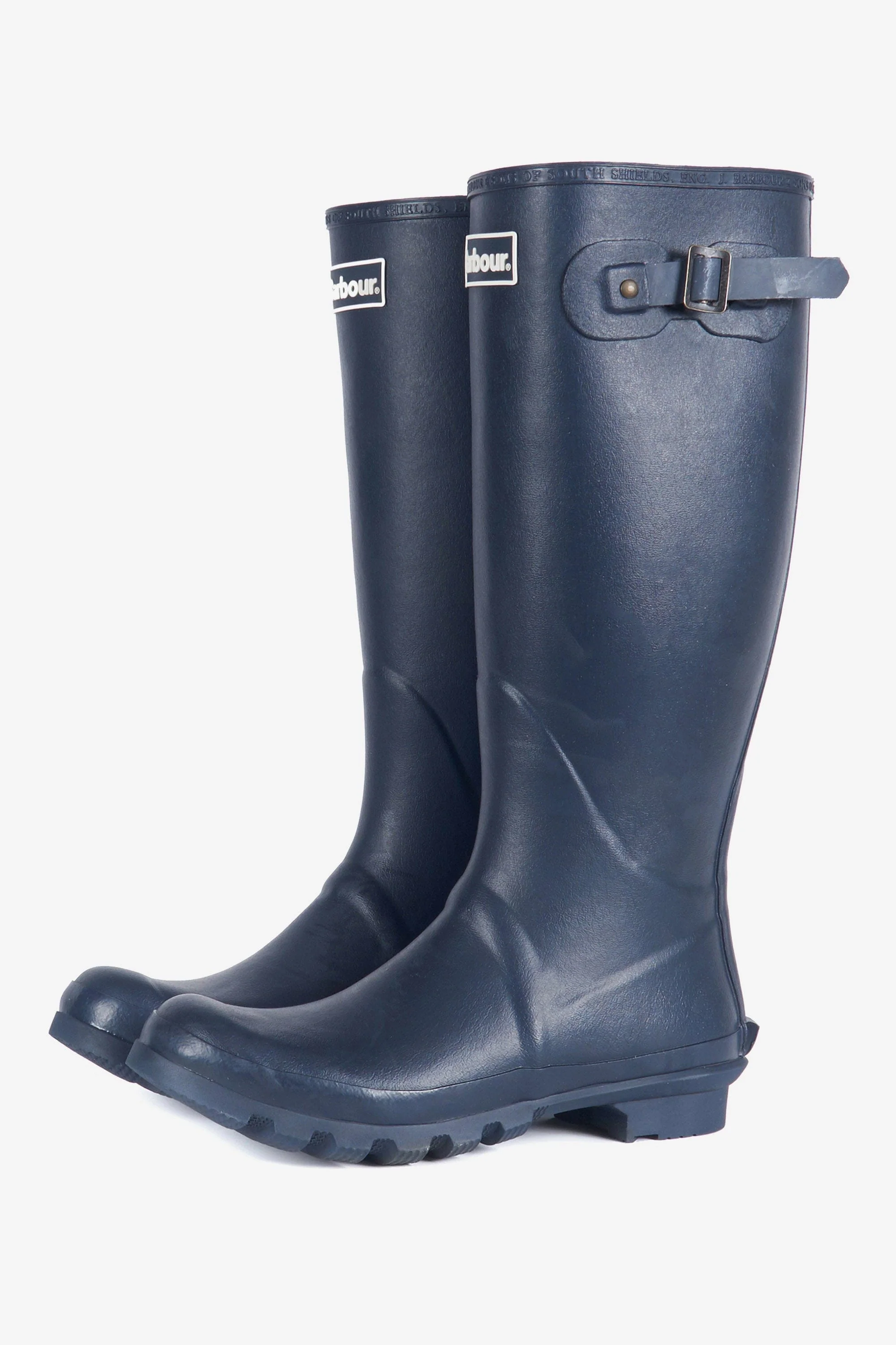 Mens Bede Wellington Boots - Navy - Image 3