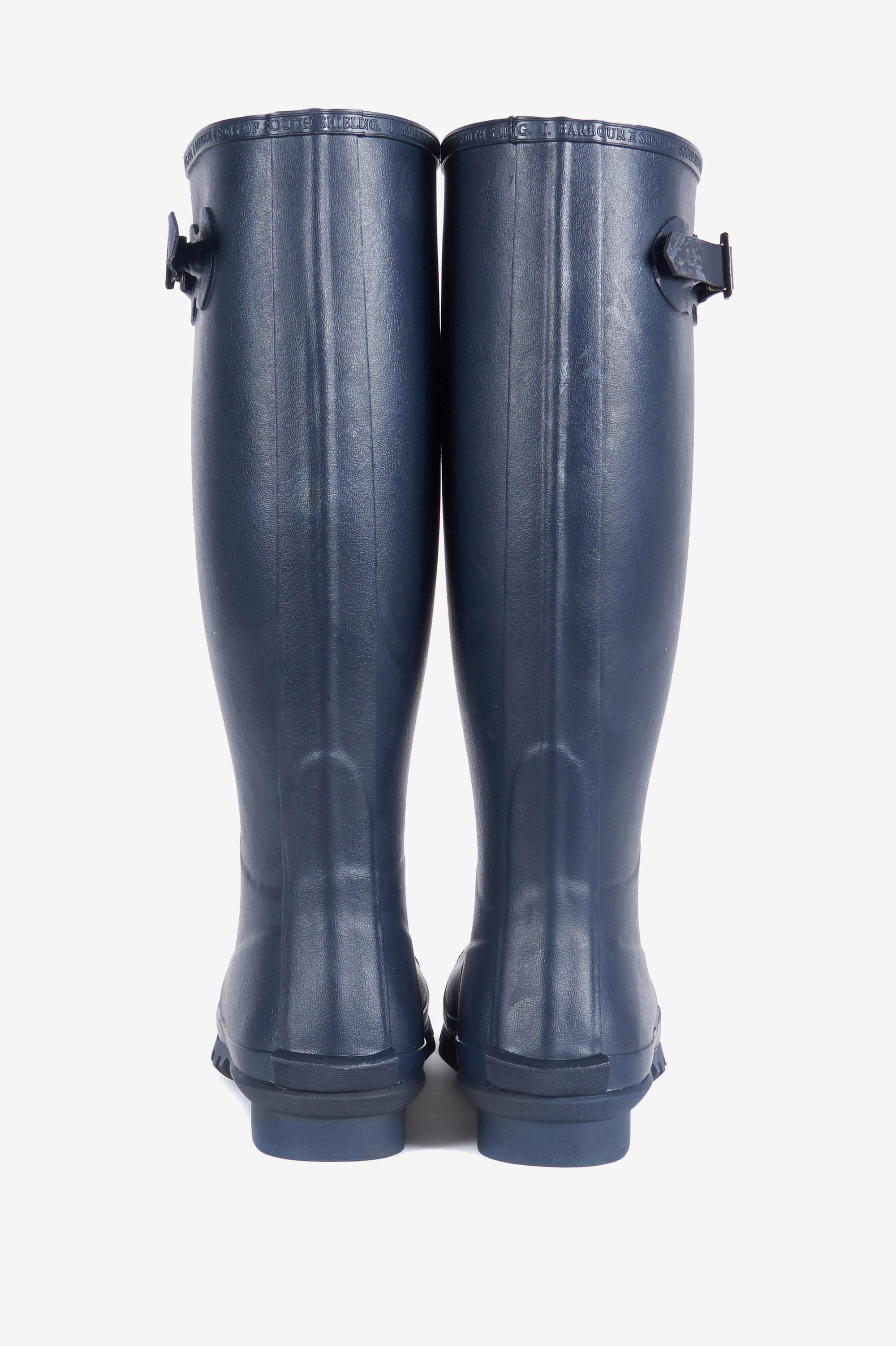 Mens Bede Wellington Boots - Navy - Image 4