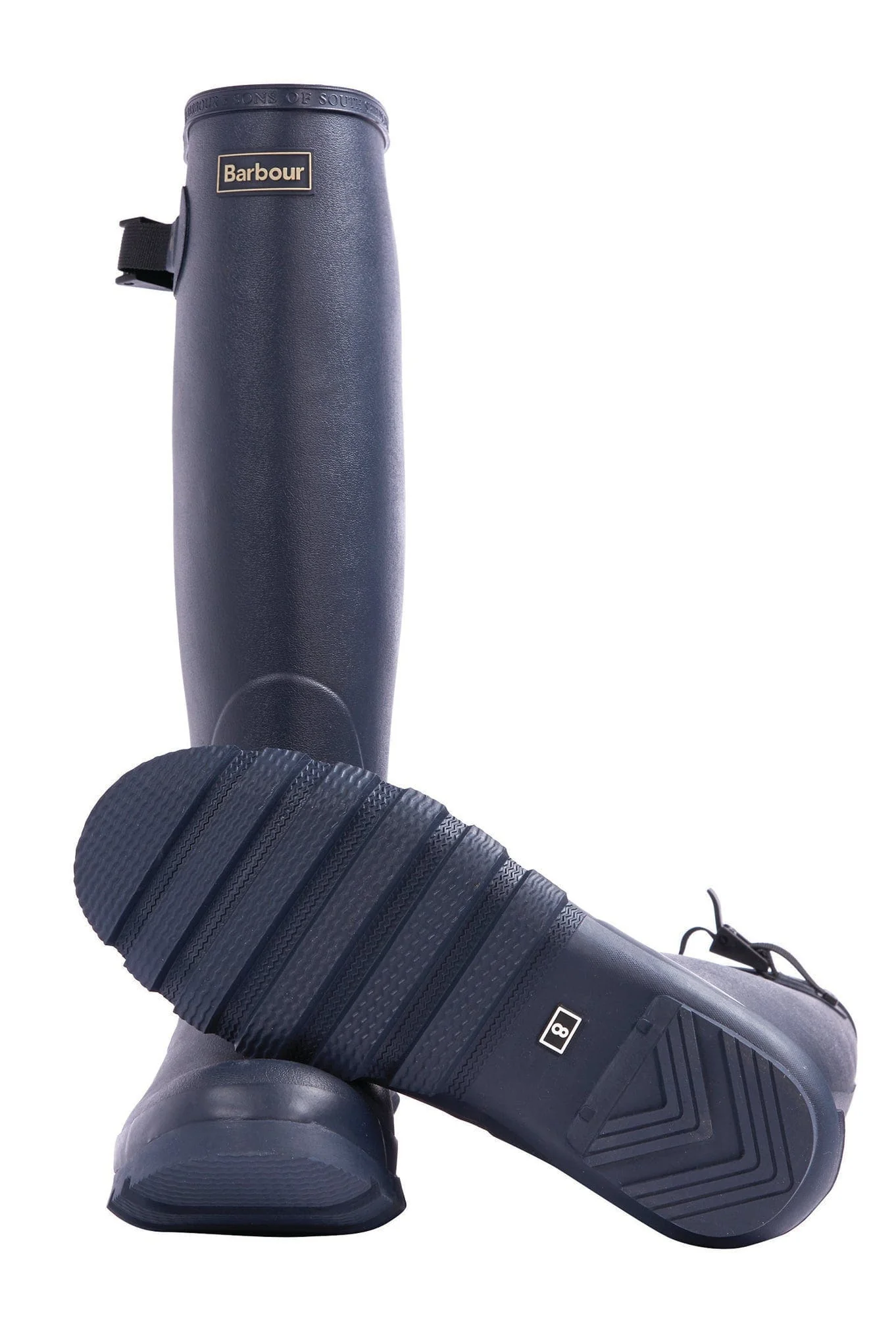 Mens Bede Wellington Boots - Navy - Image 5