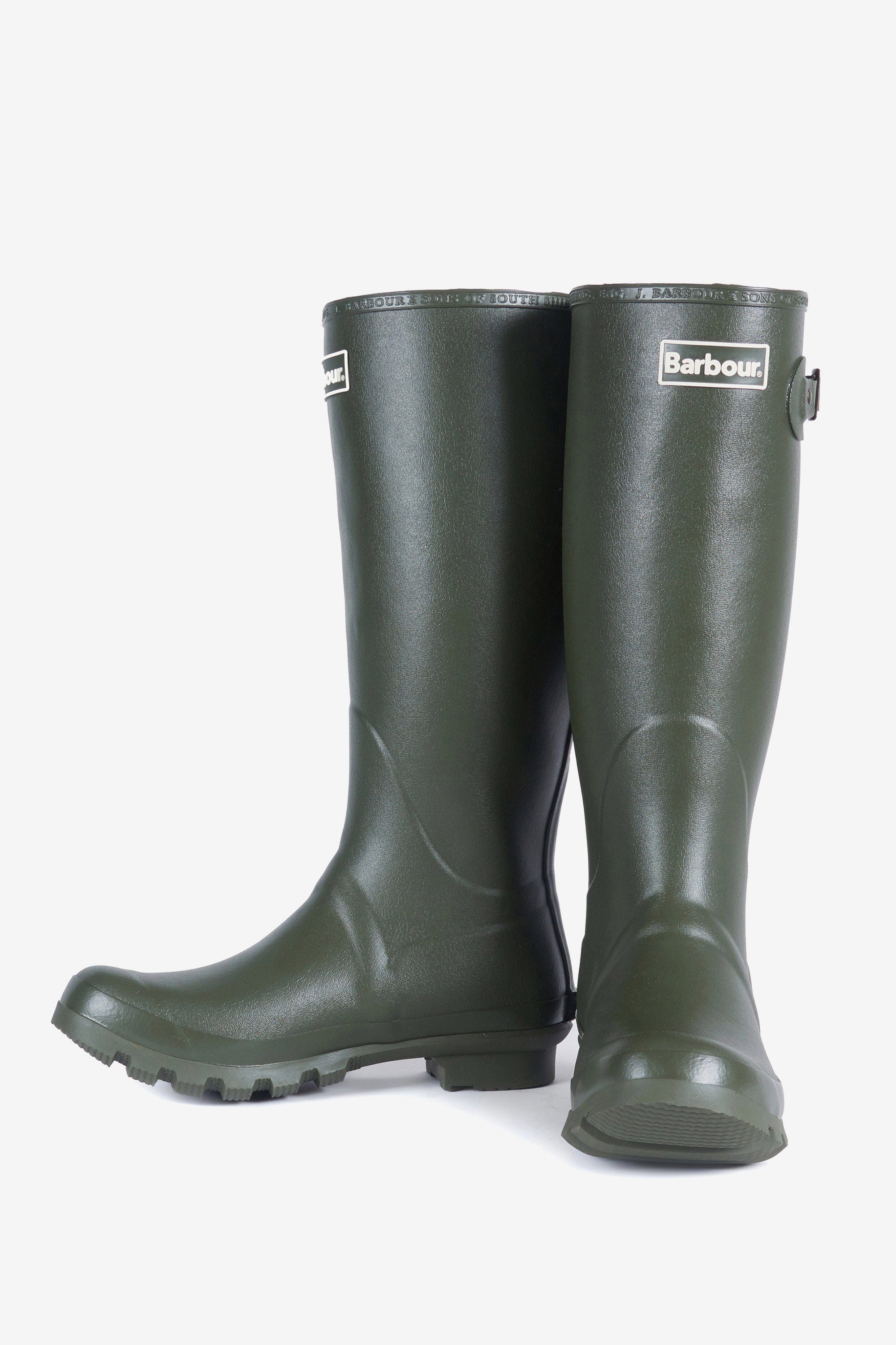 Mens Bede Wellington Boots - Olive - Image 2