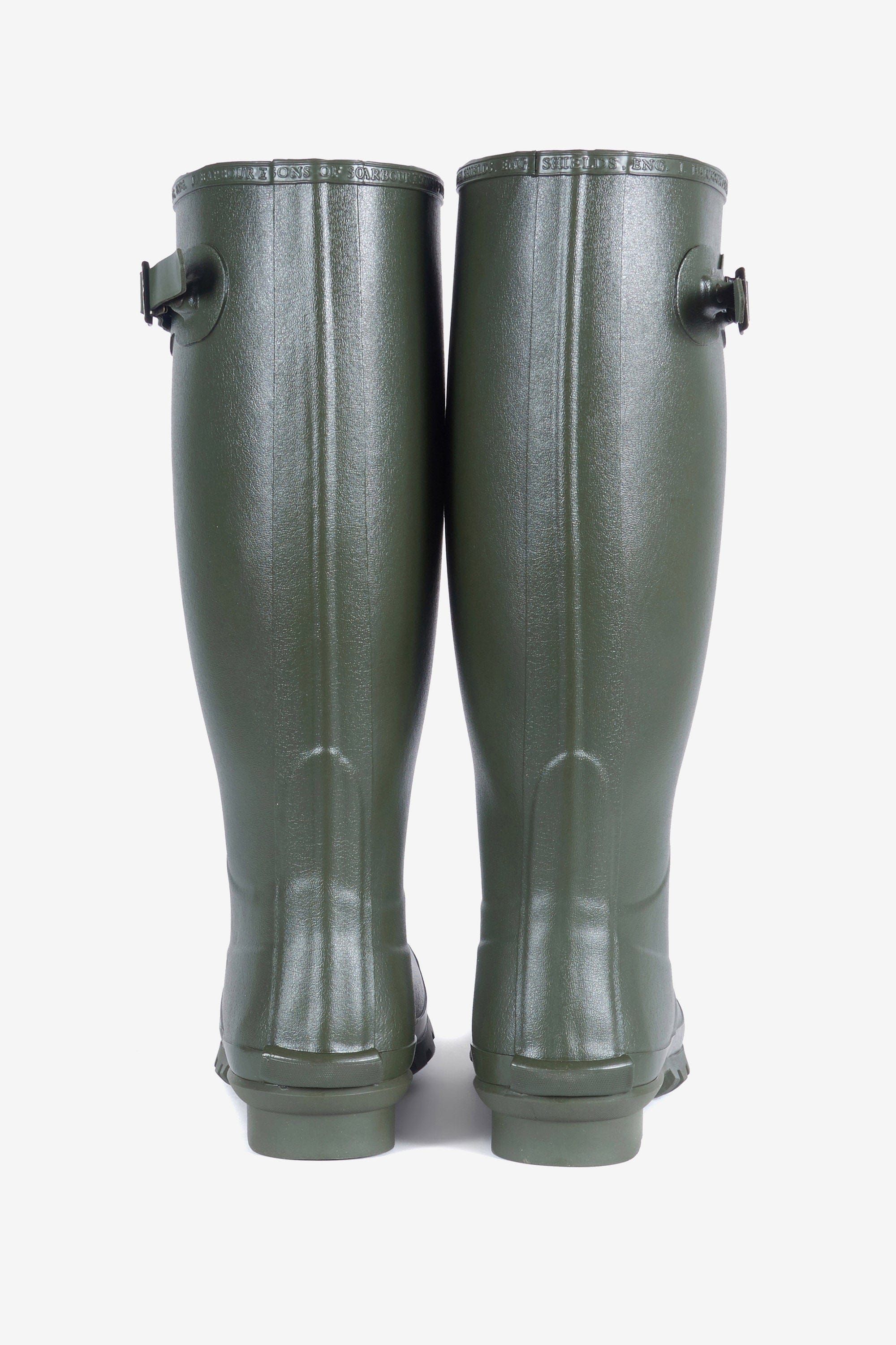 Mens Bede Wellington Boots - Olive - Image 4