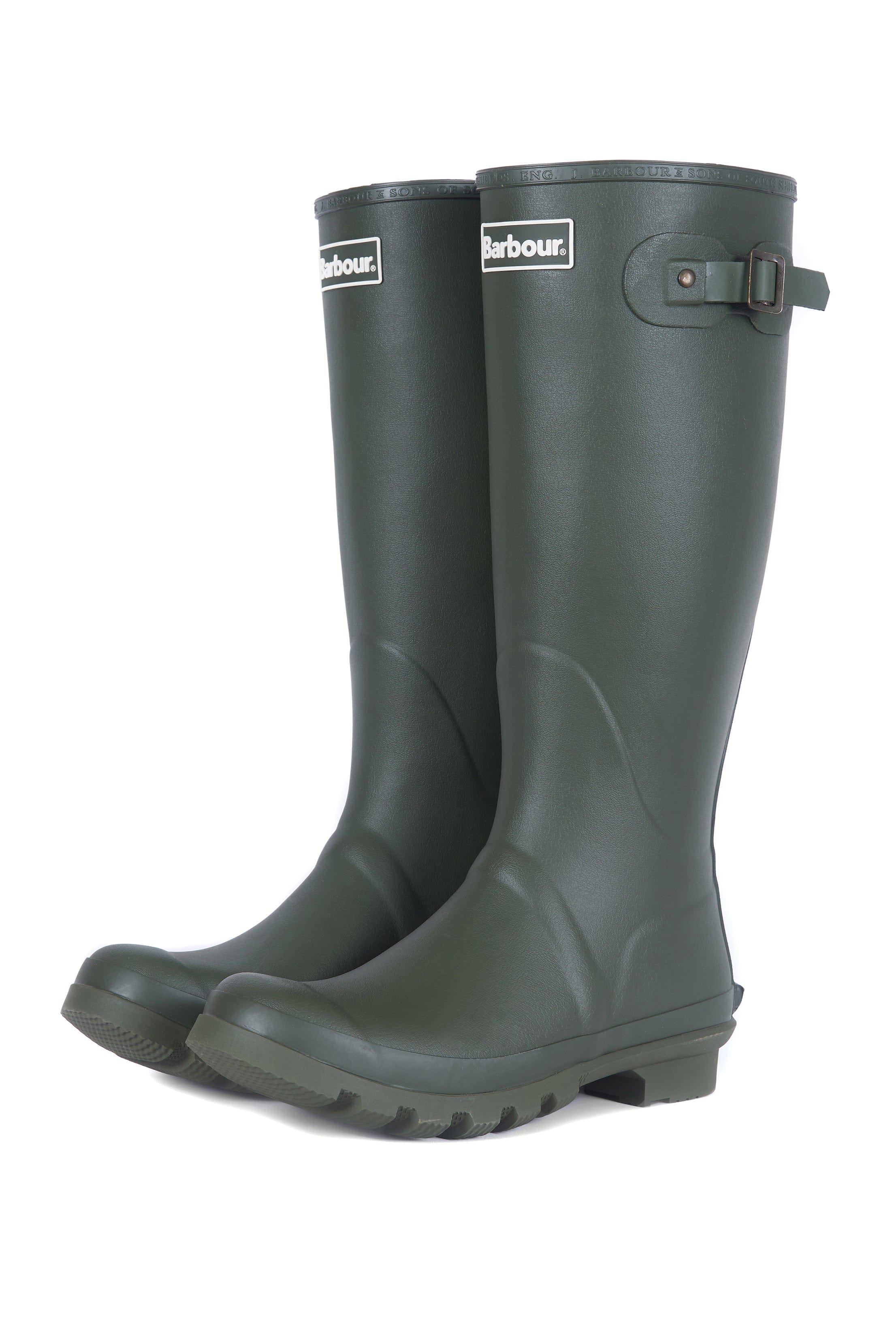 Mens Bede Wellington Boots - Olive - Image 5