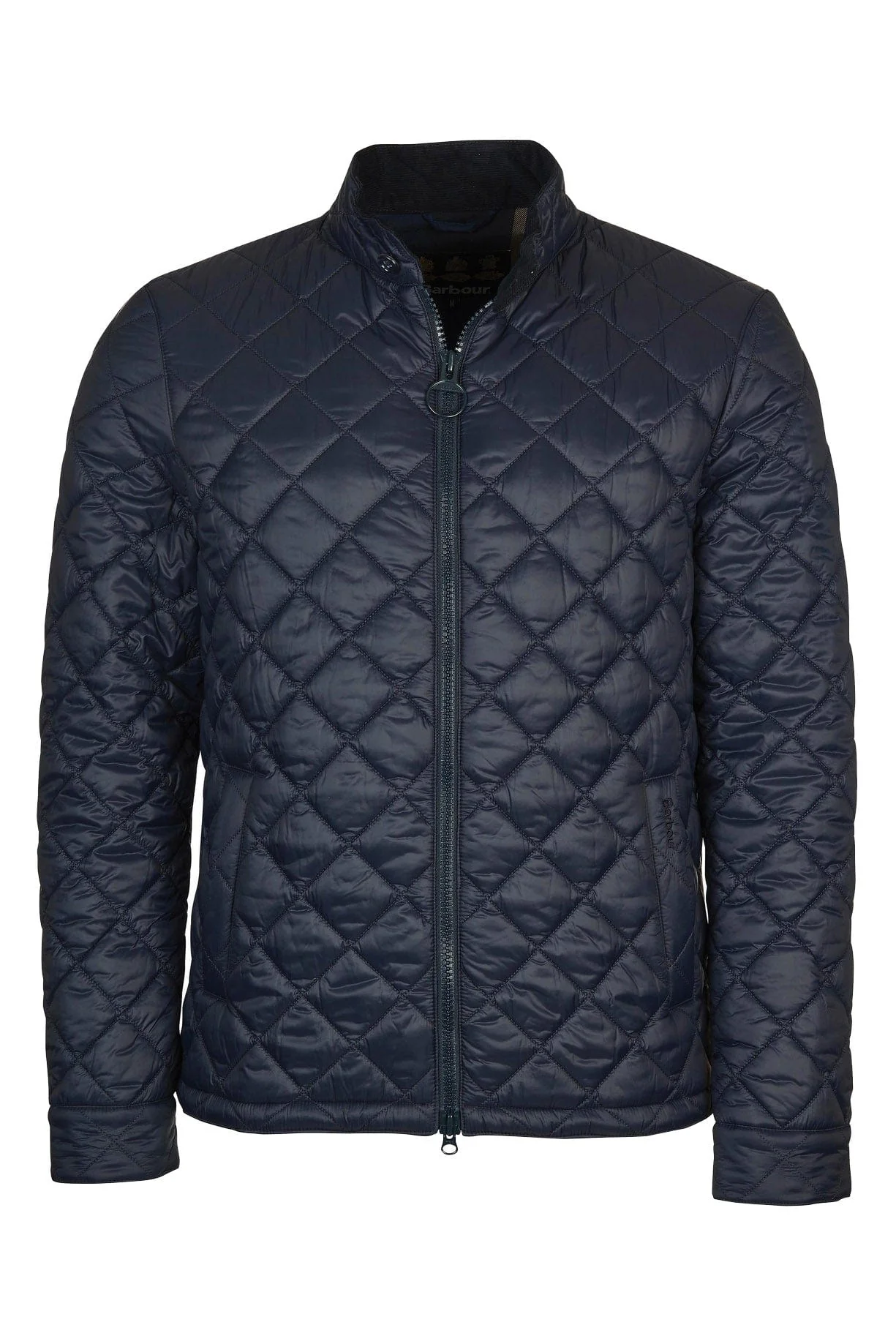 Mens Harrington Quilted Jacket - Navy